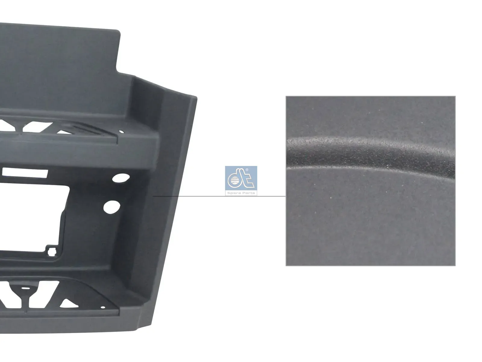 Step well case, right, grey