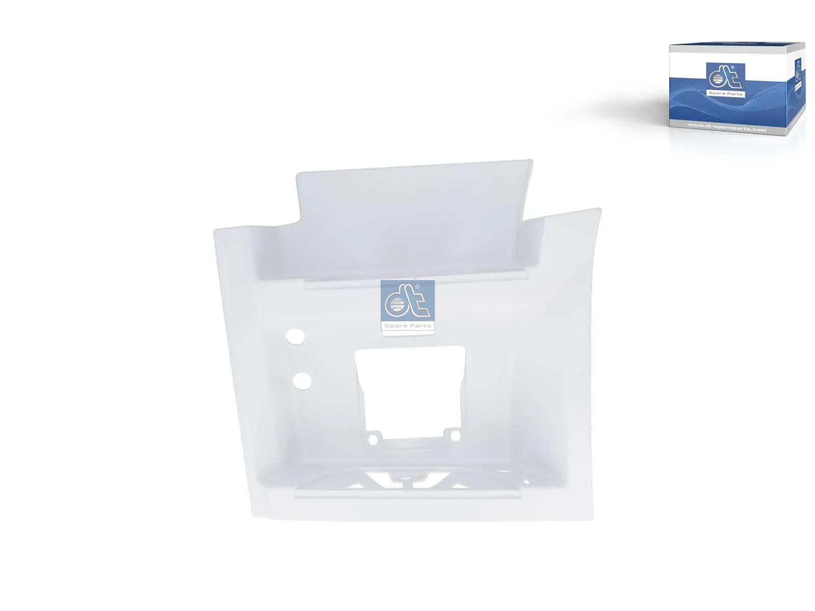 Caja de acceso, izquierda, blanca