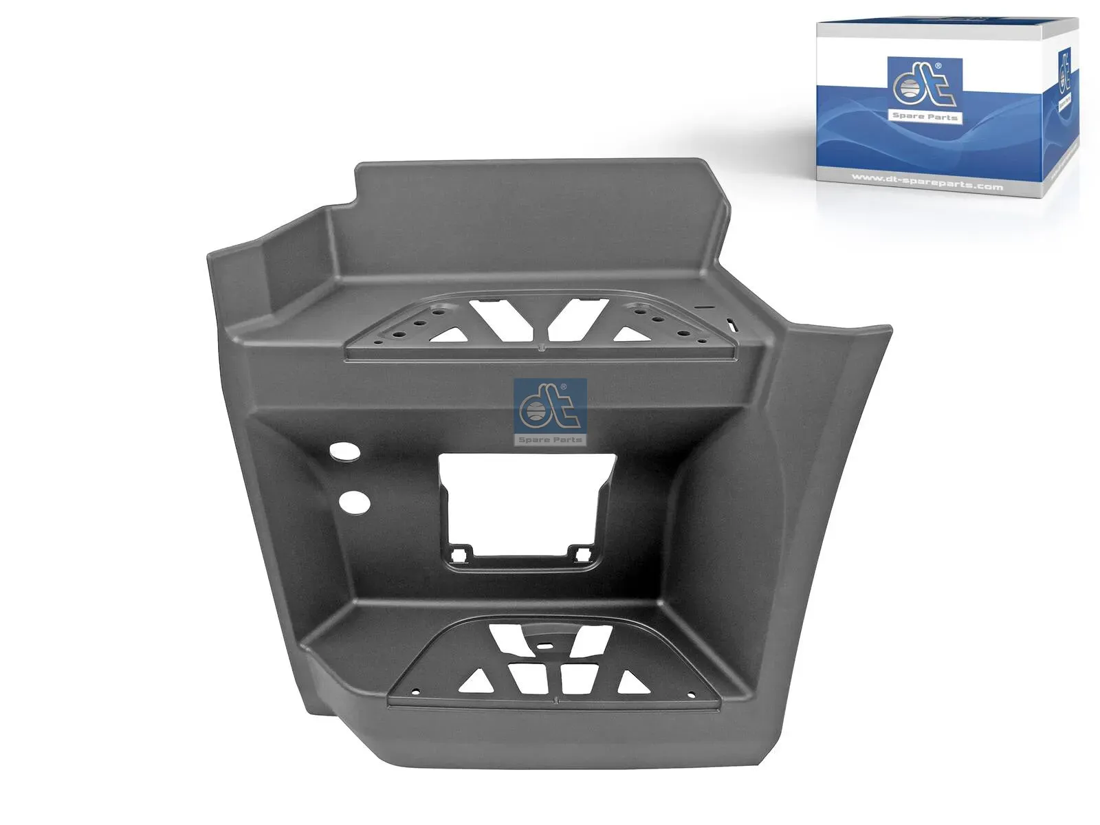 Caja de acceso, izquierda, gris, imprimada