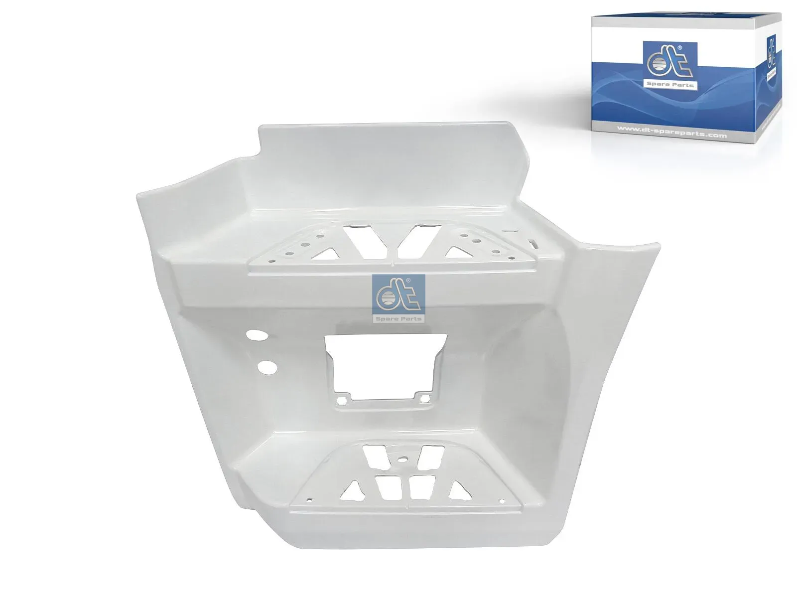 Caja de acceso, izquierda, blanca, imprimada