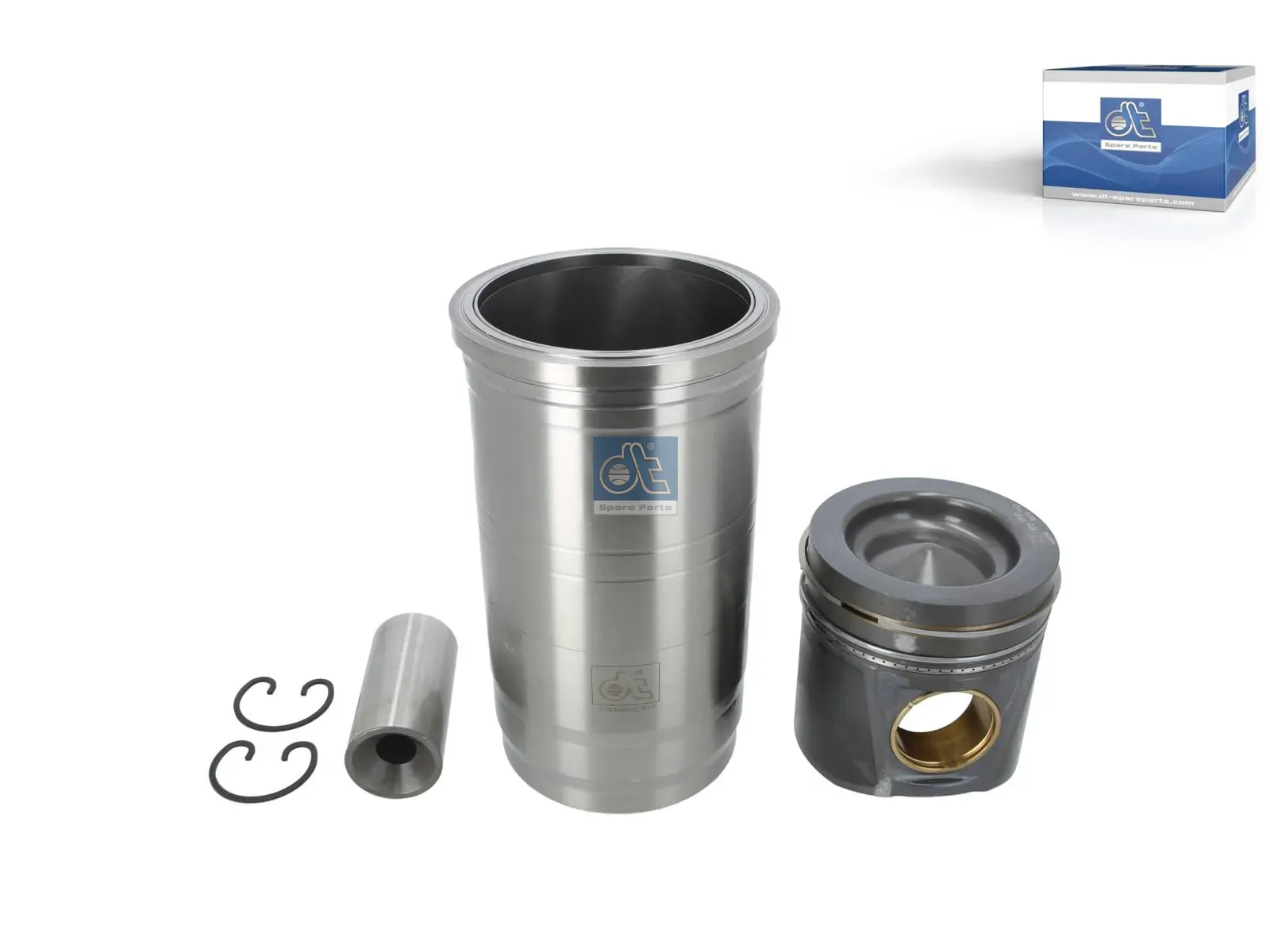 Piston with liner