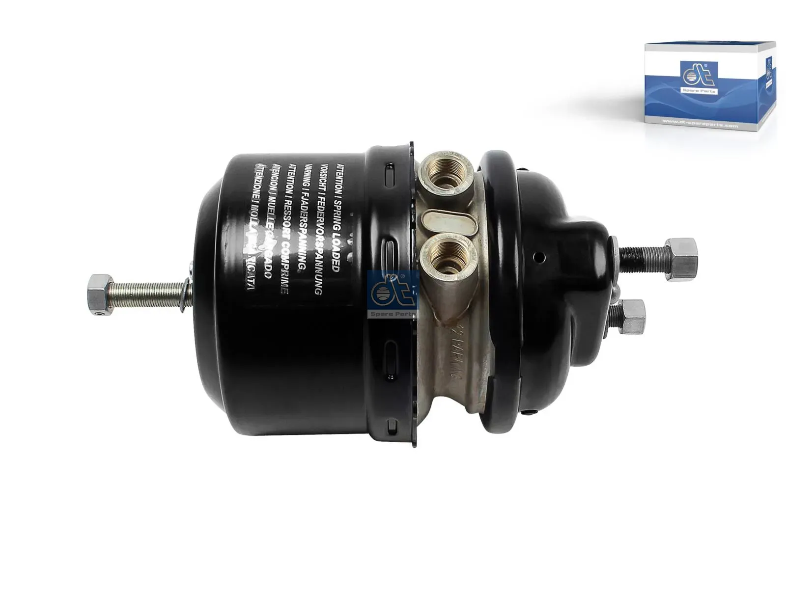 Spring brake cylinder, left