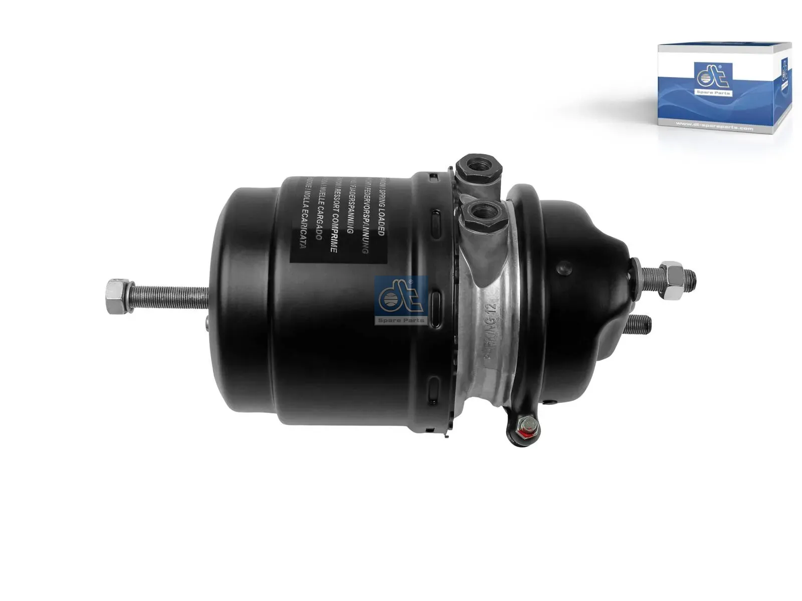 Spring brake cylinder, left