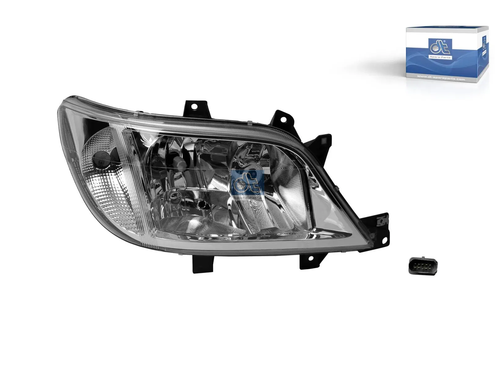 Headlamp, right, without bulbs