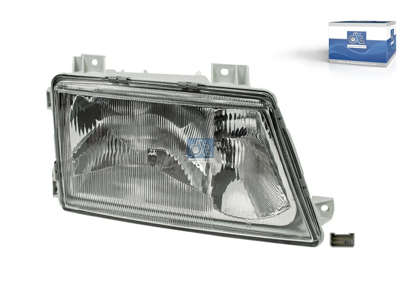 Farol principal, direito, sem lâmpadas, com farol de nevoeiro