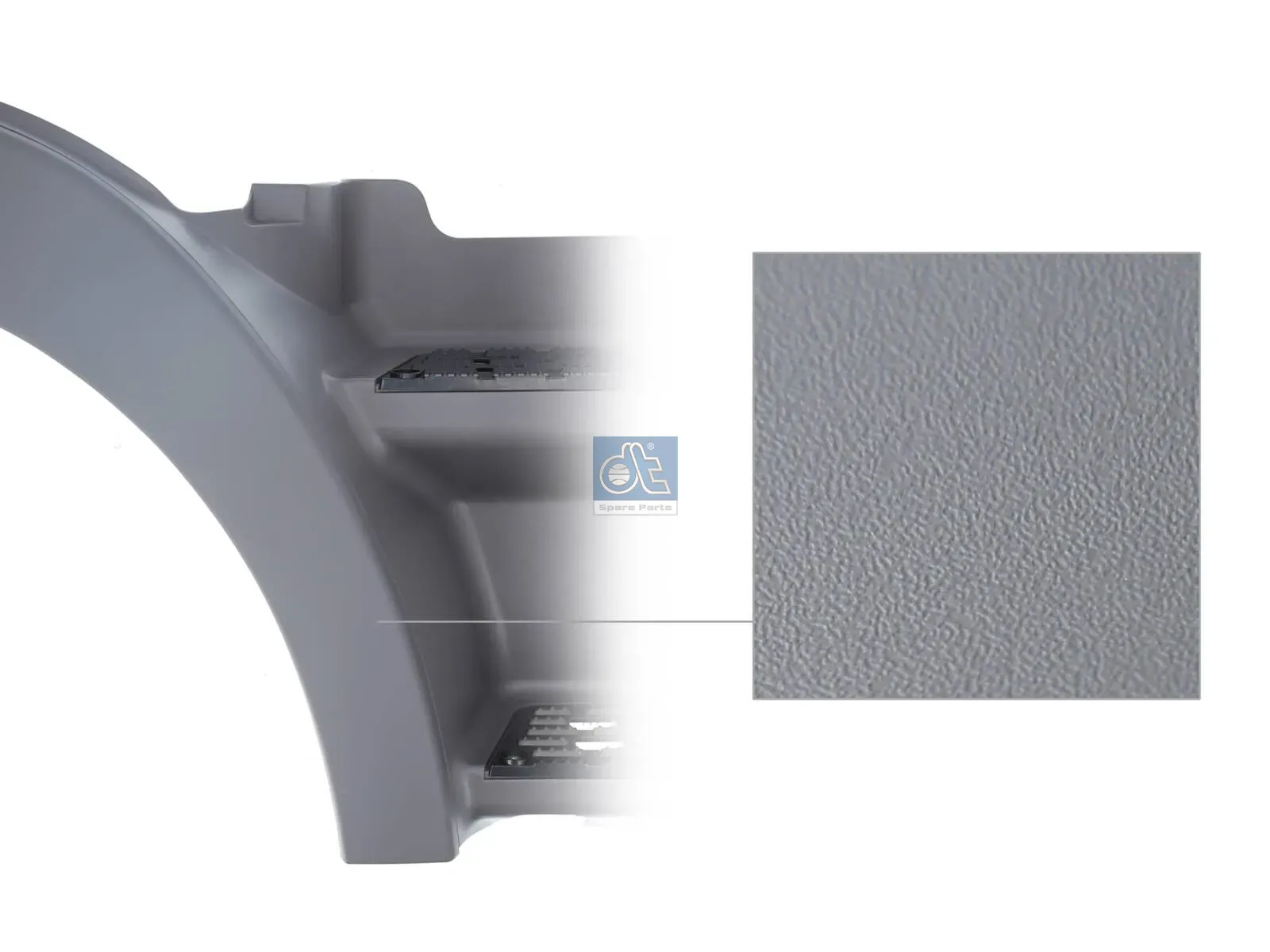 Step well case, upper, right, with step, with cover