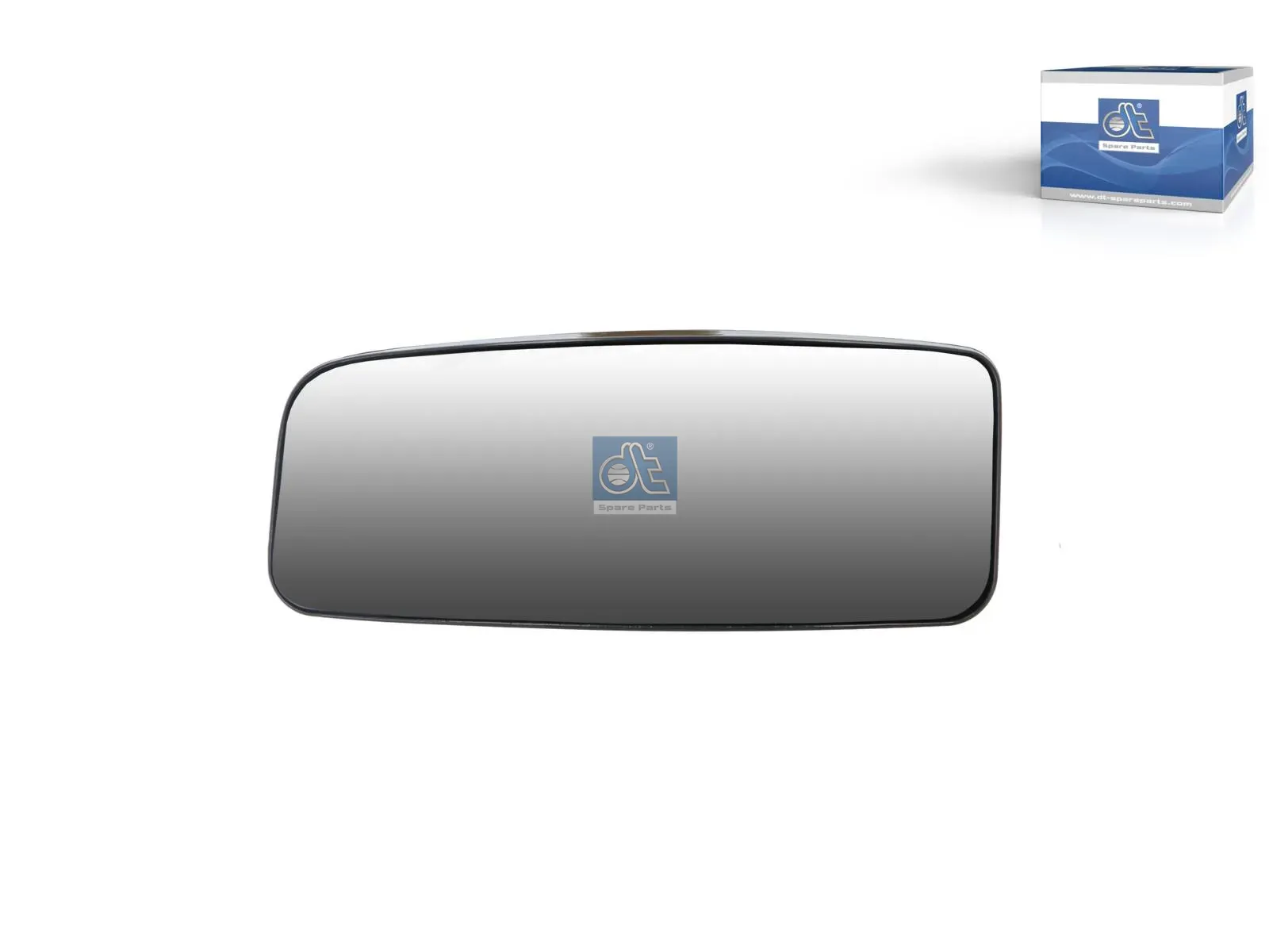 Mirror glass, wide view mirror, right