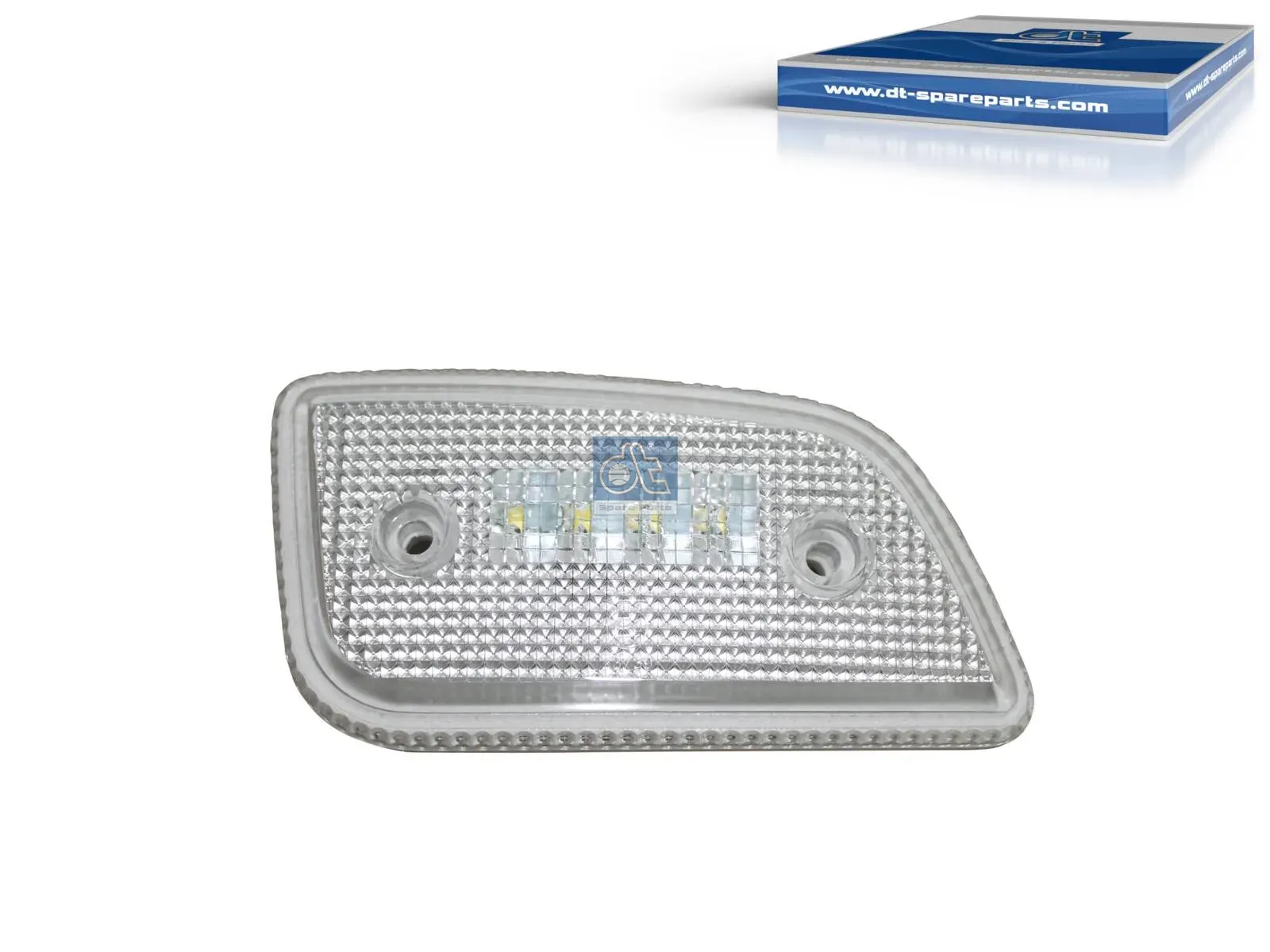 Contourlamp, rechts, wit