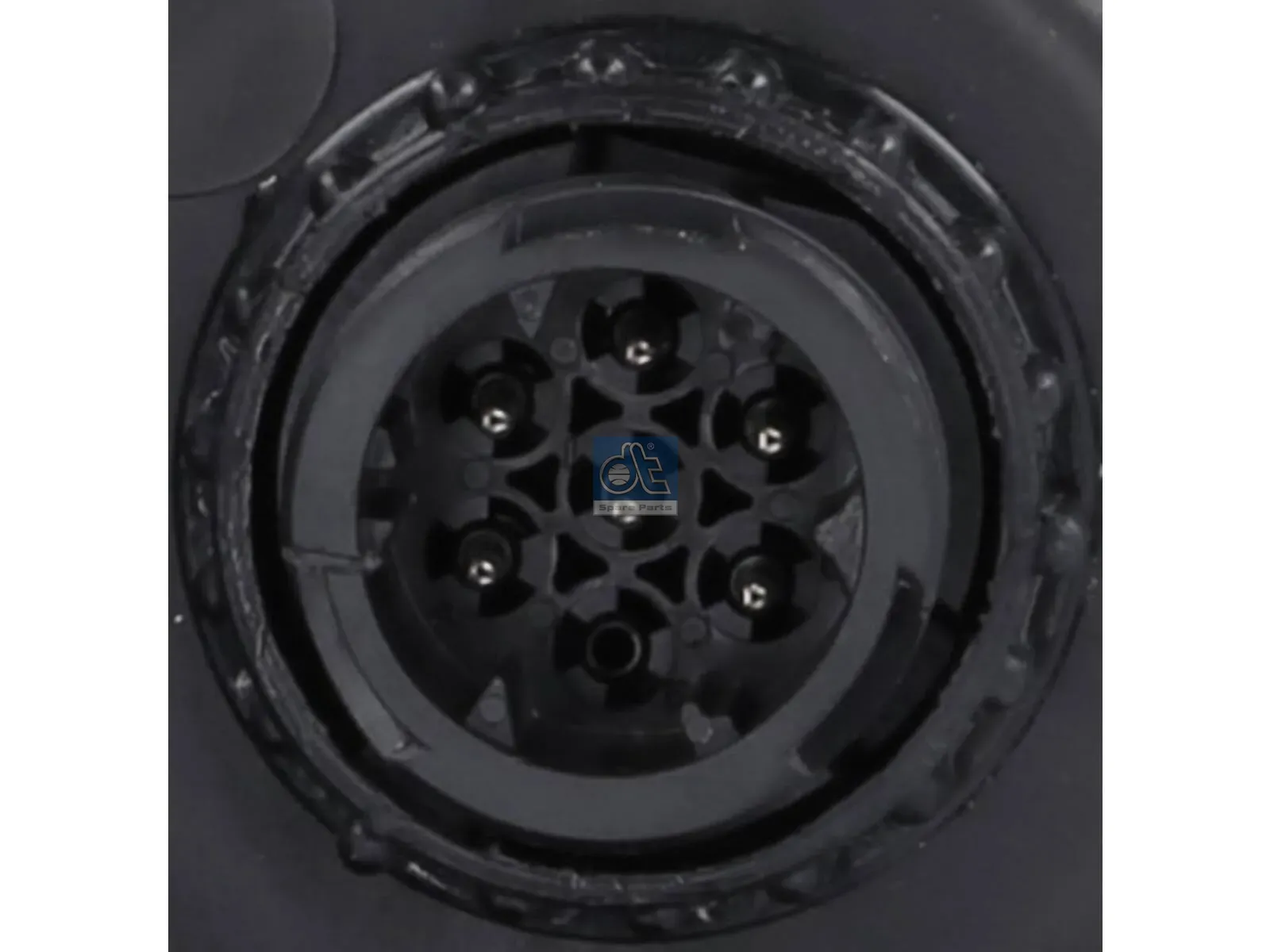 Headlamp, left, with adjusting motor