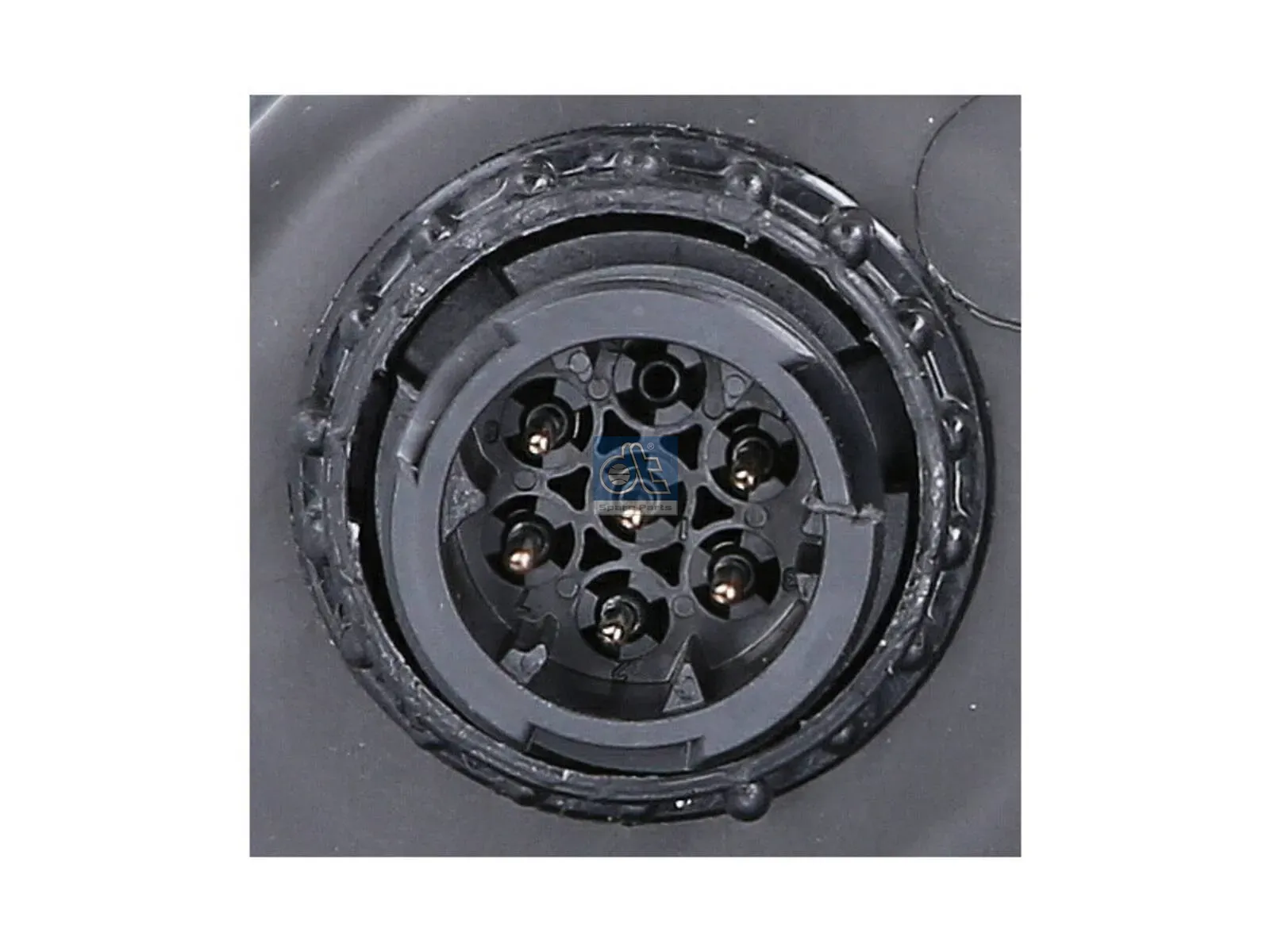 Headlamp, right, with adjusting motor