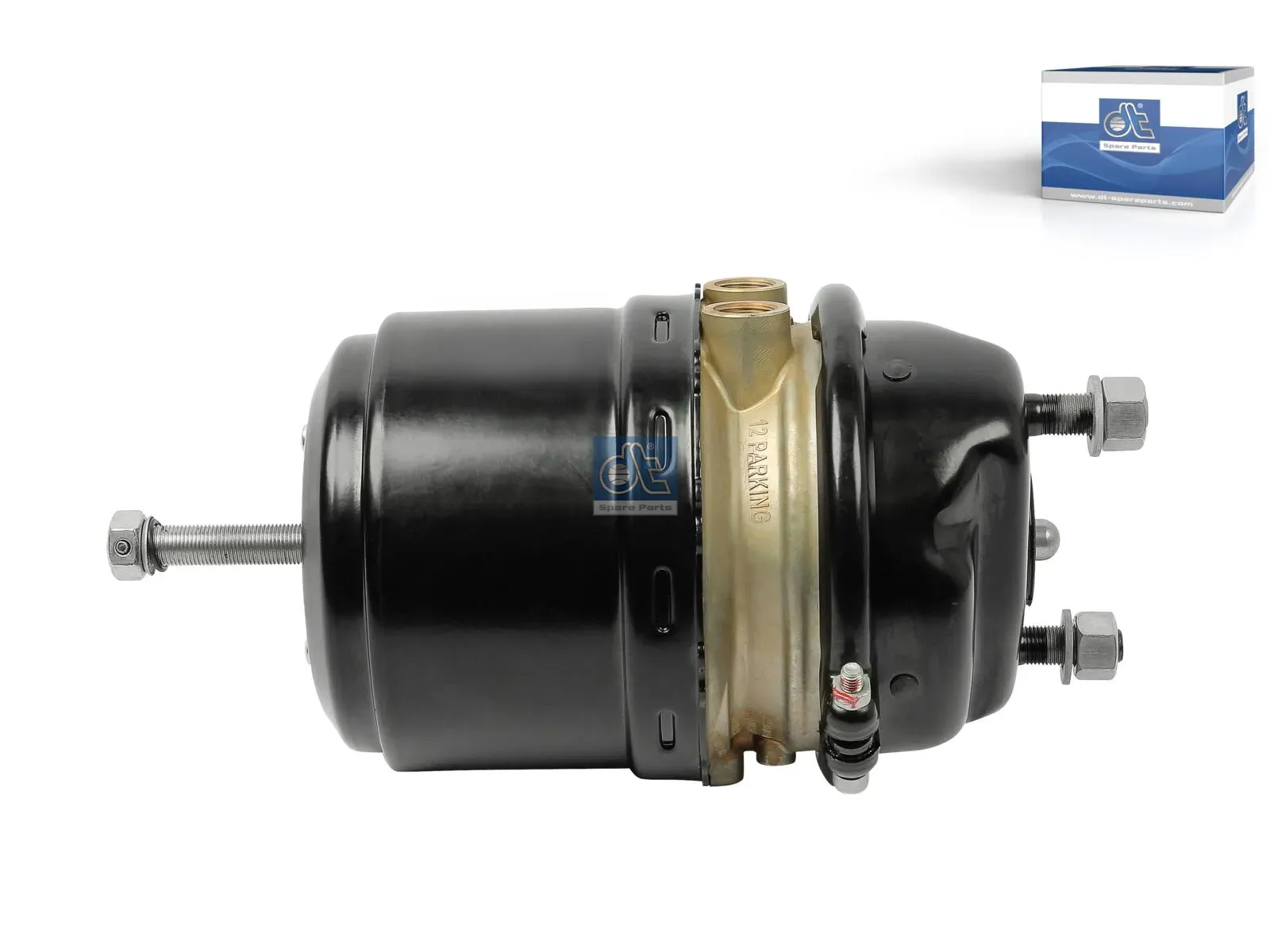 Spring brake cylinder, left