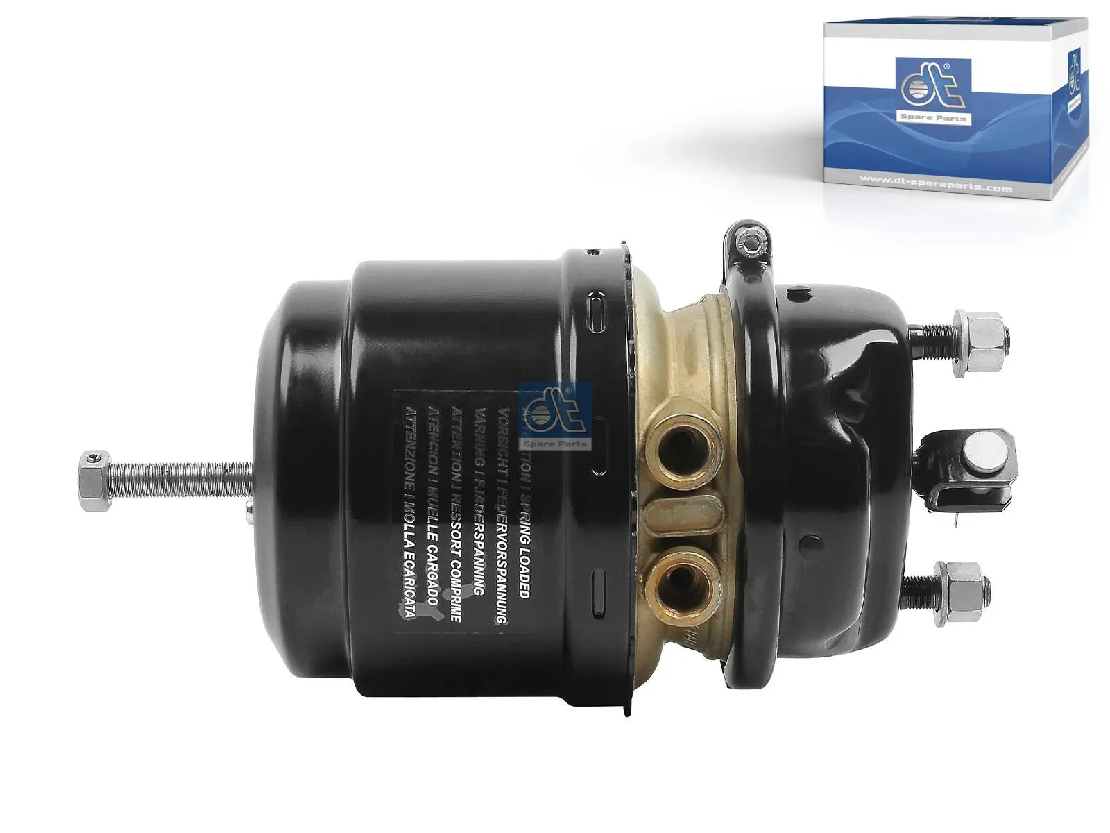 Spring brake cylinder, left