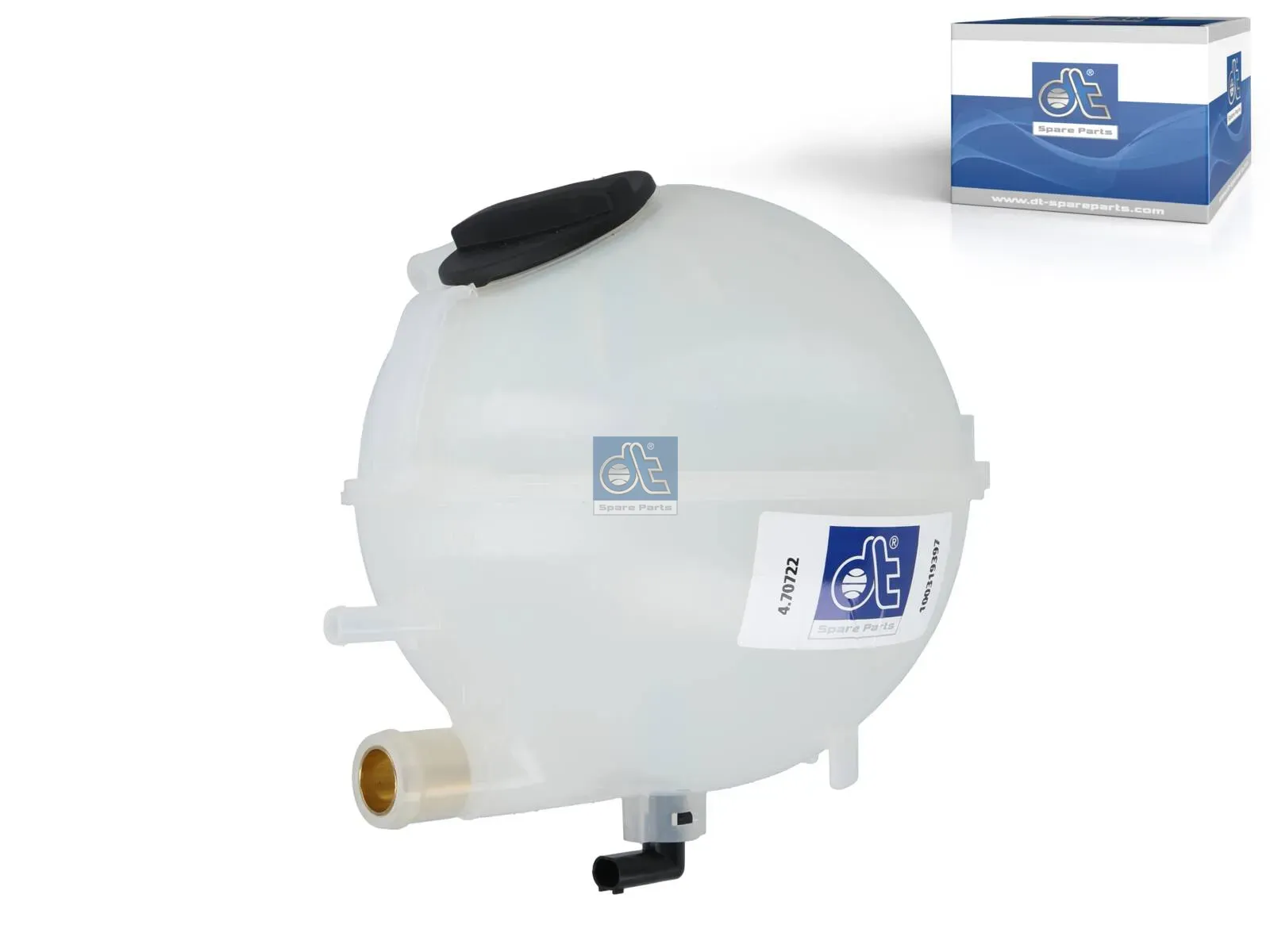 Expansion tank, with cap, with sensor