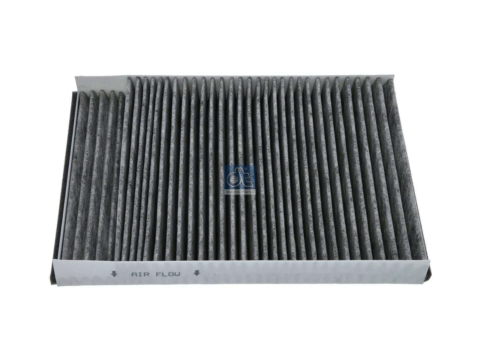 Cabin air filter, activated carbon