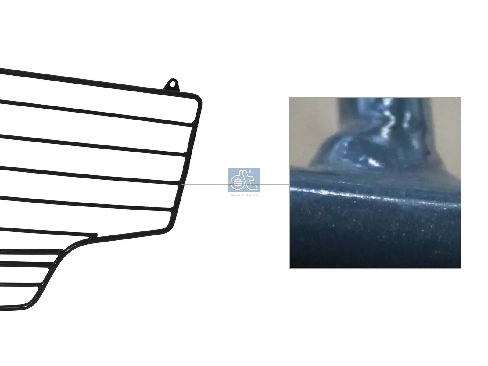 Schutzgitter, Hauptscheinwerfer, rechts