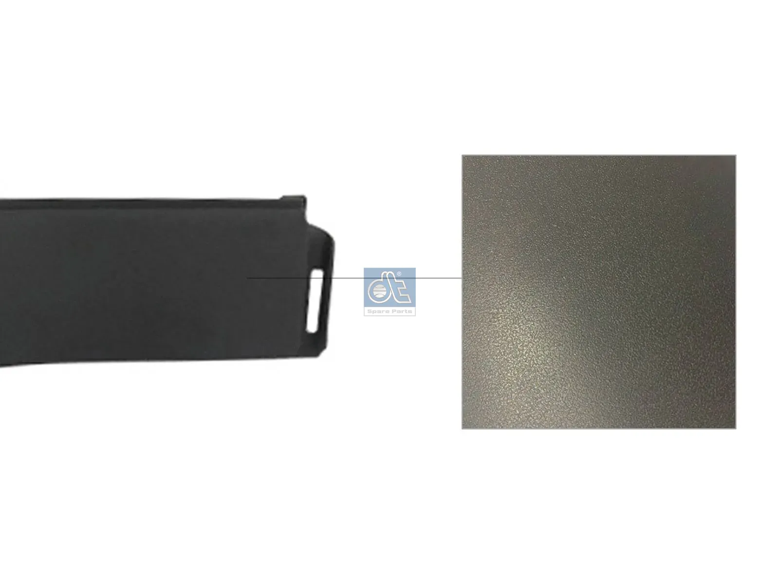 Cover, lateral, right, without bracket