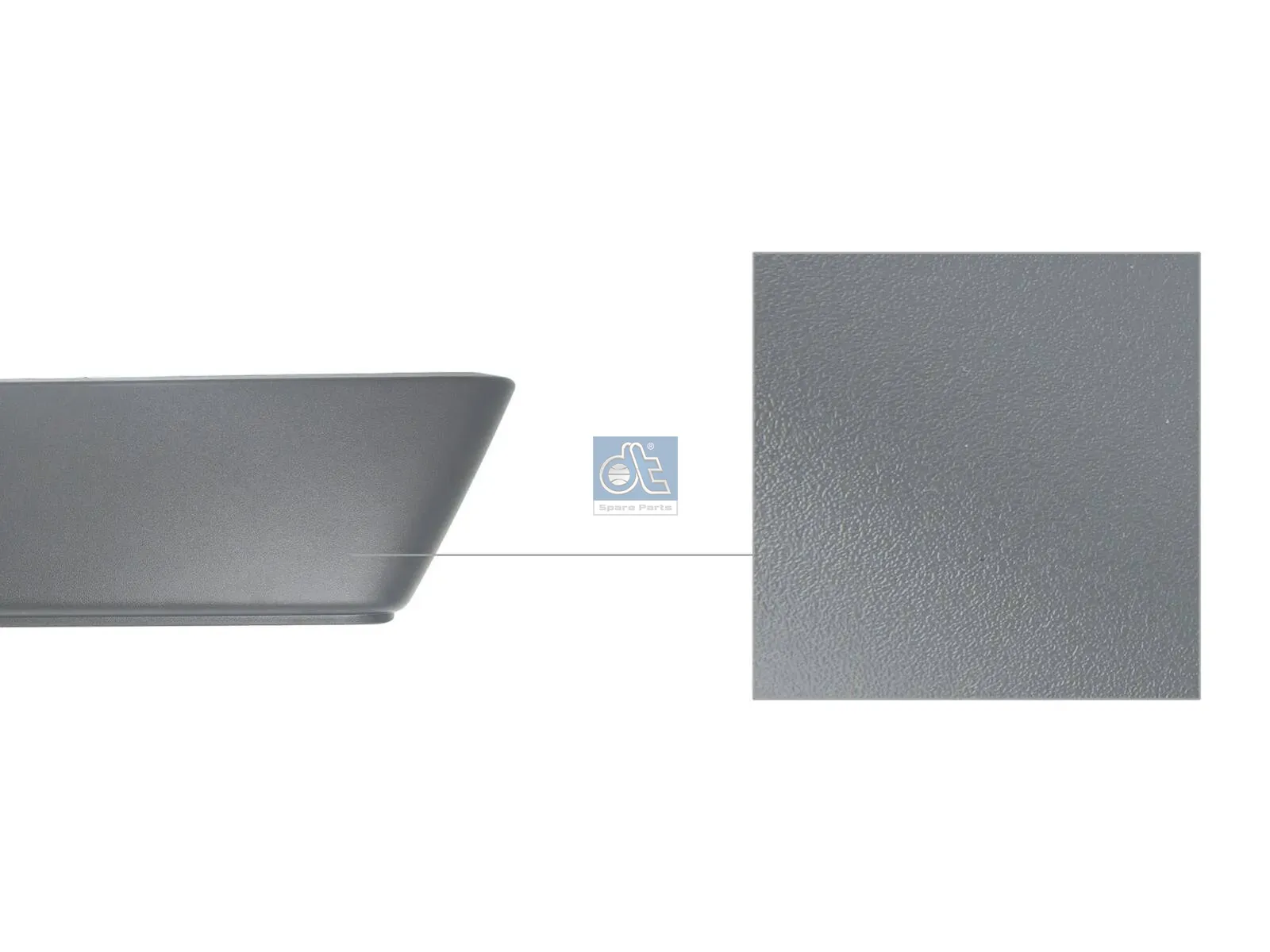 Cover, lateral, right, without bracket