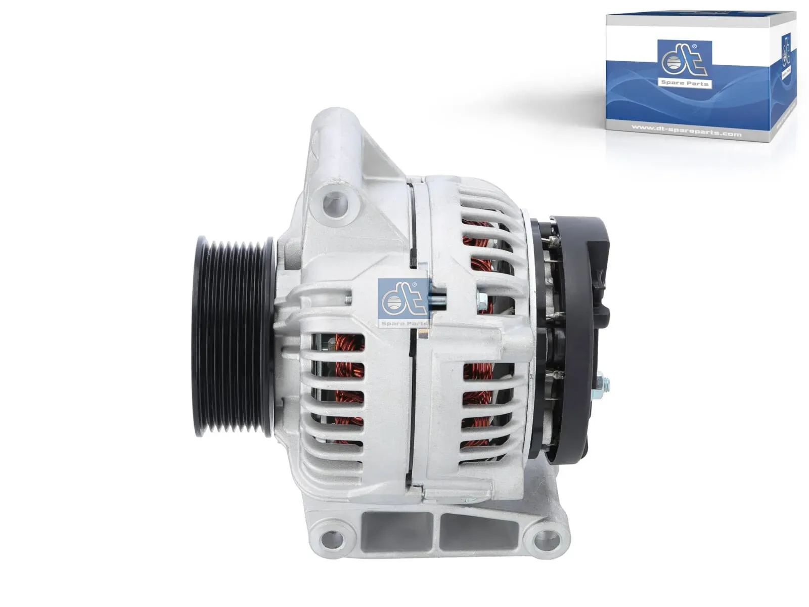 Alternator, with pulley