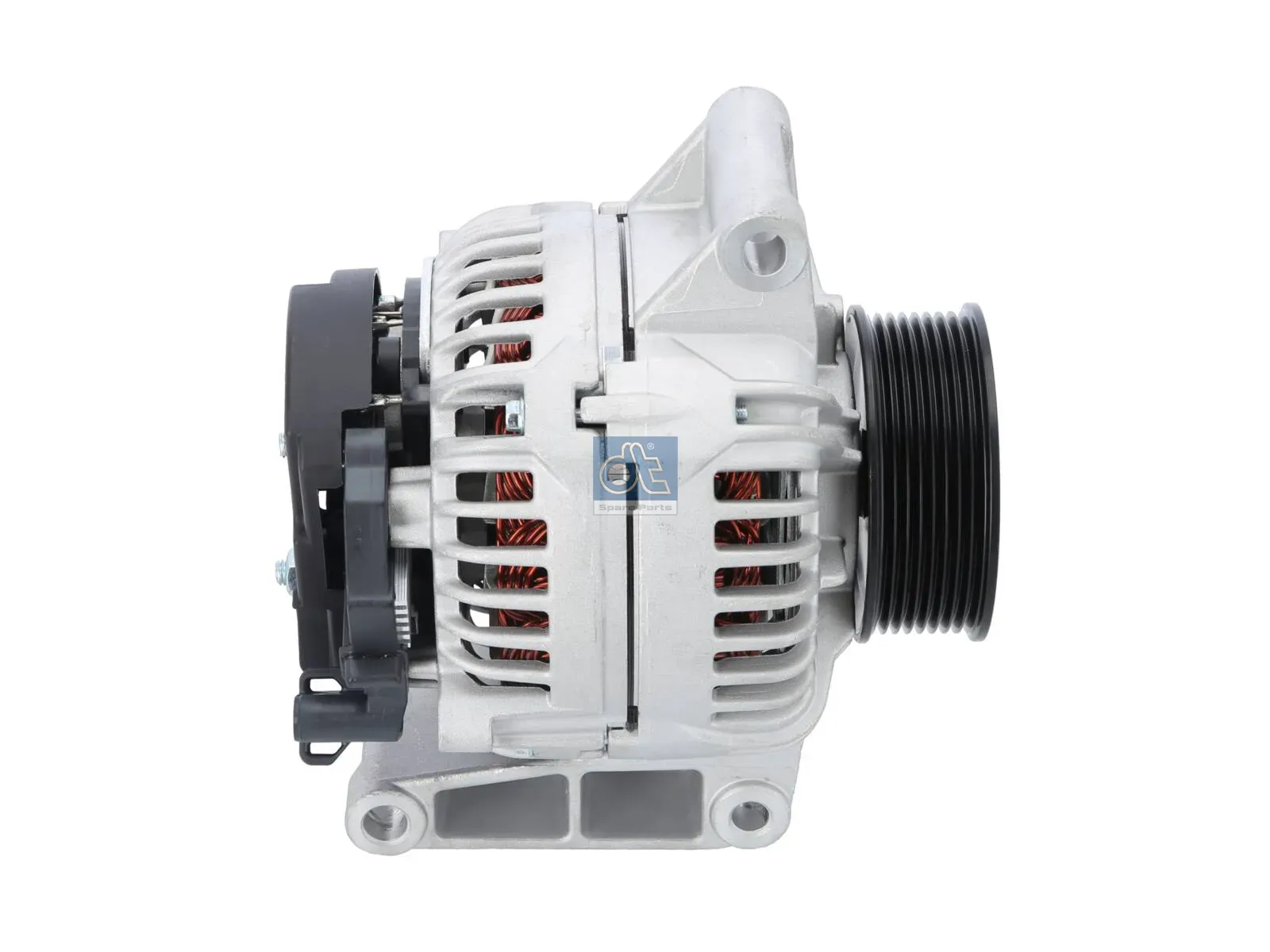 Alternator, with pulley