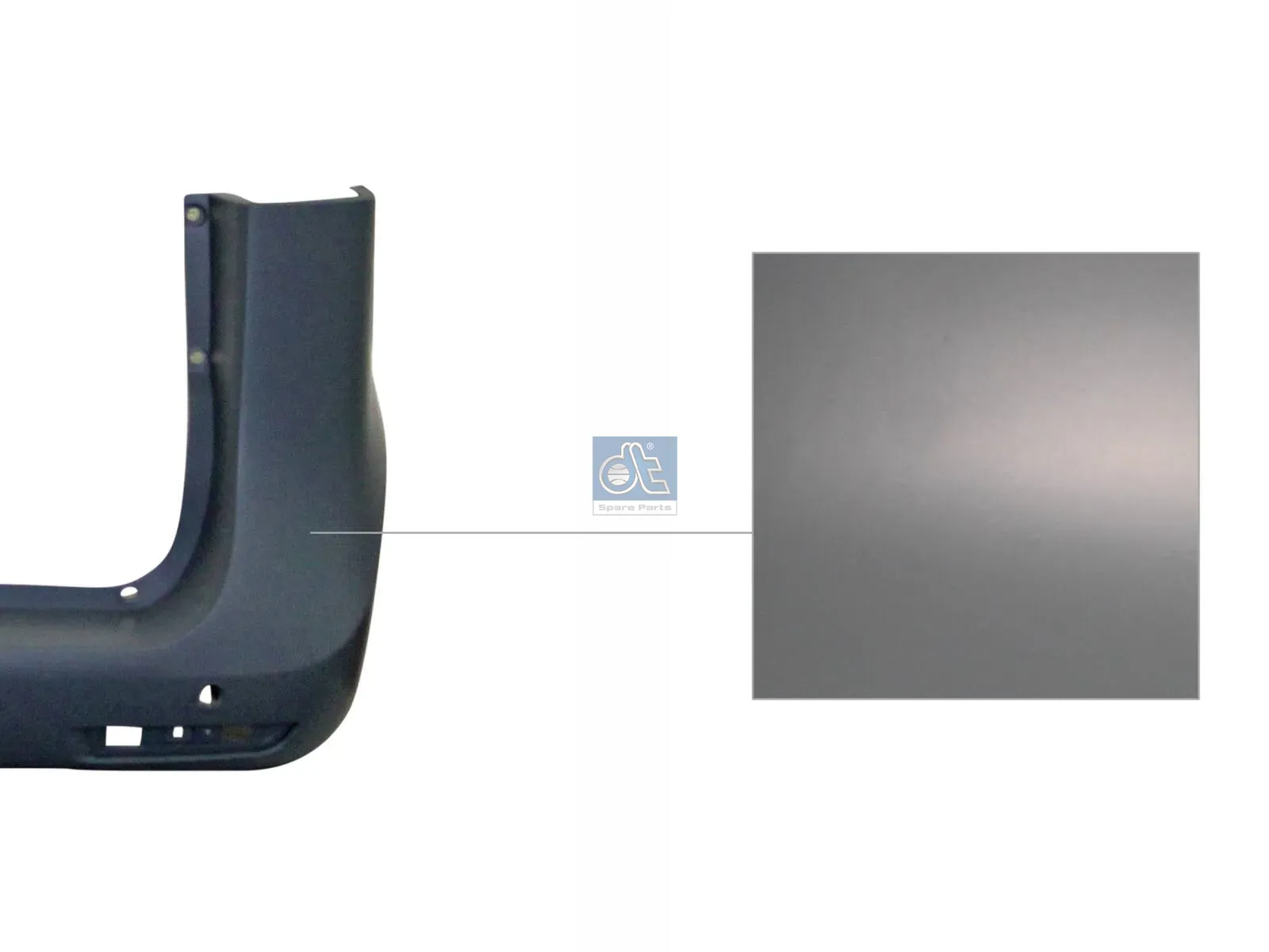 Bumper, rear, primed