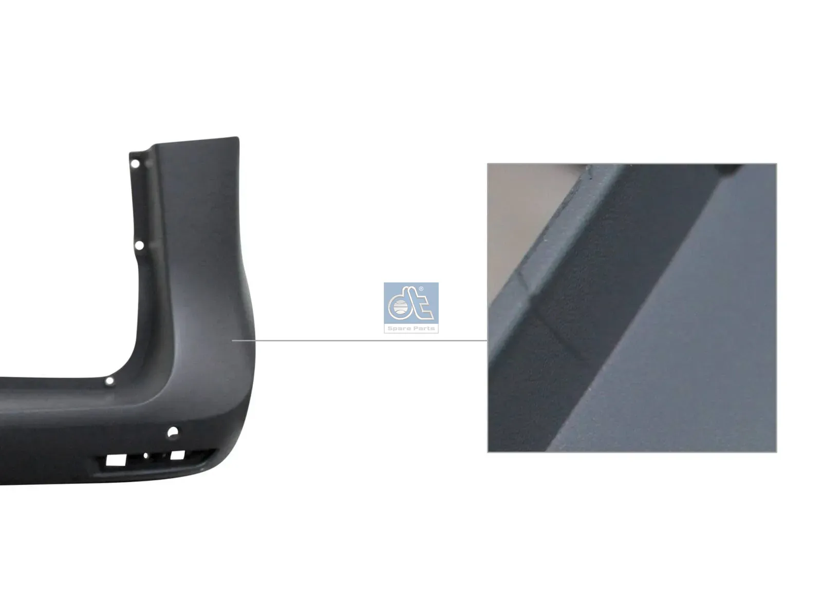 Bumper, rear, primed