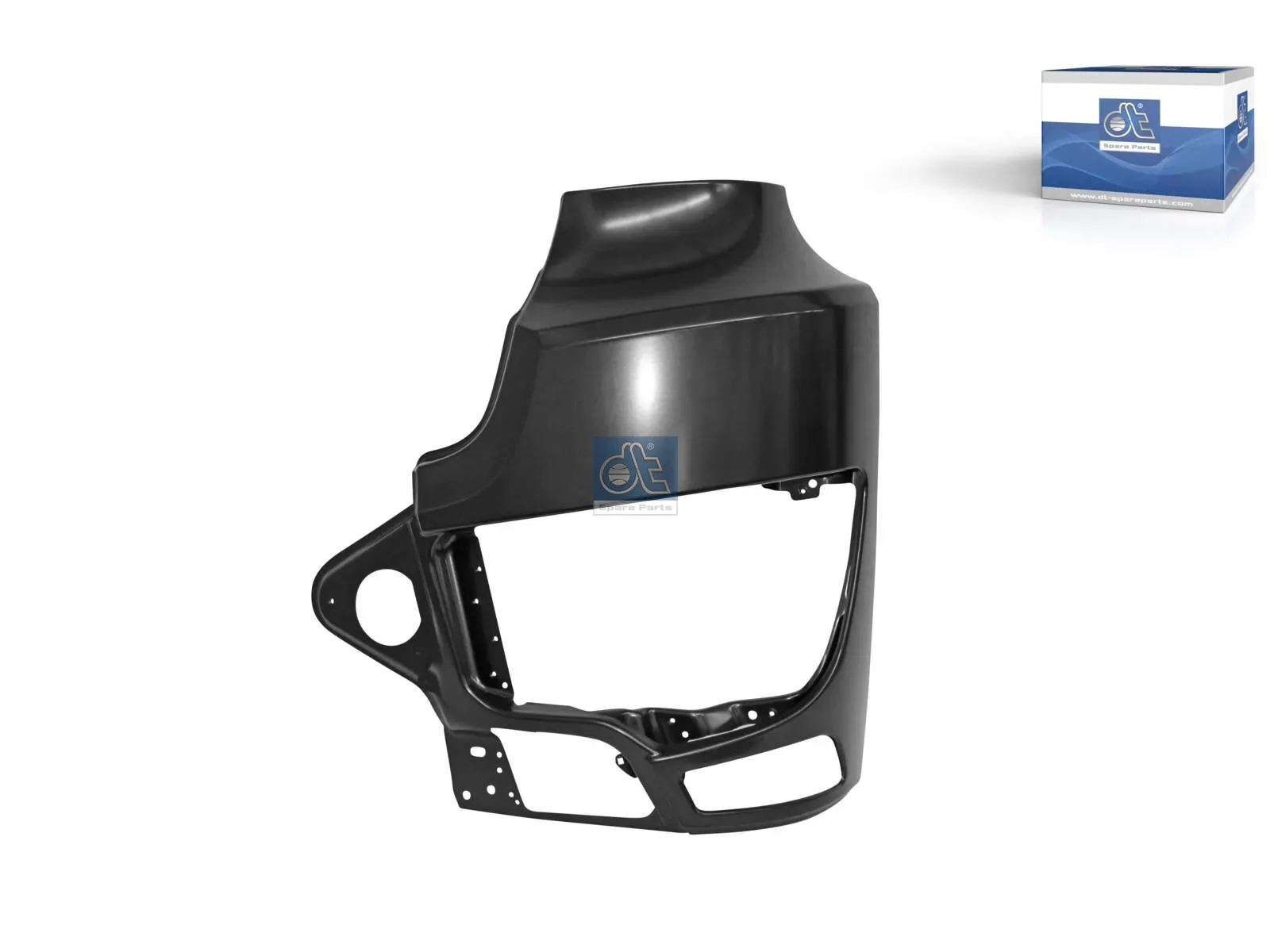 DIESEL TECHNIC | 4.74256SP Bumper corner, left, primed 