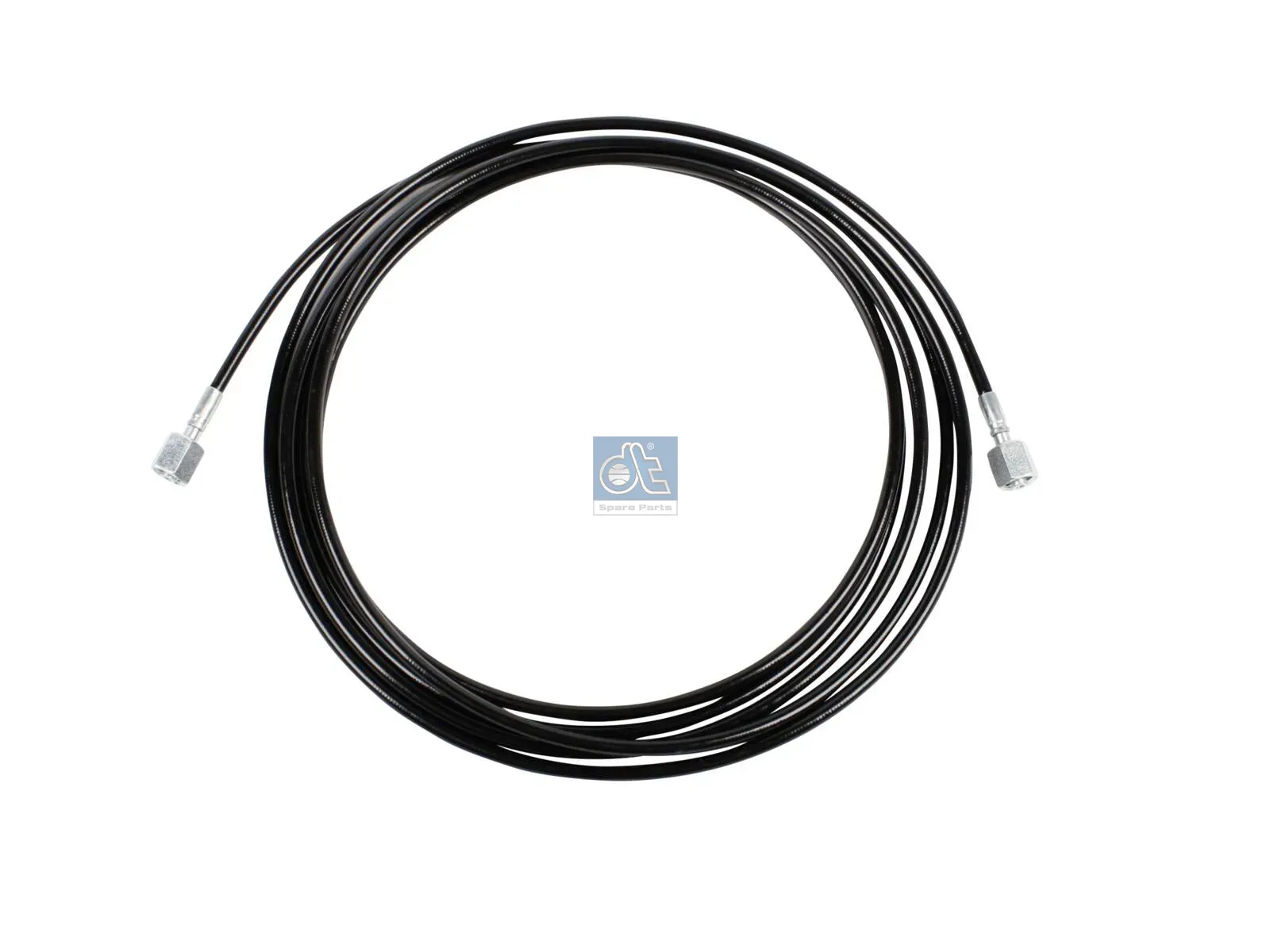 Hose line, cabin tilt, with connections