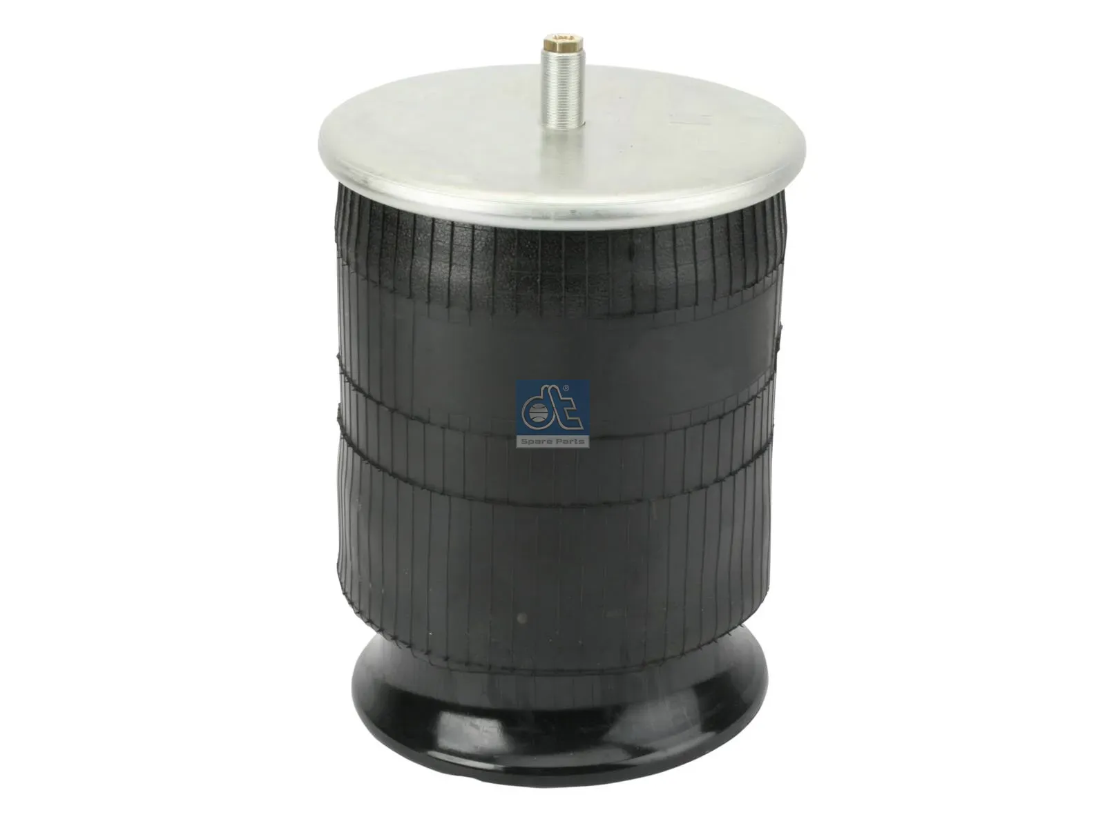 Air spring, with steel piston