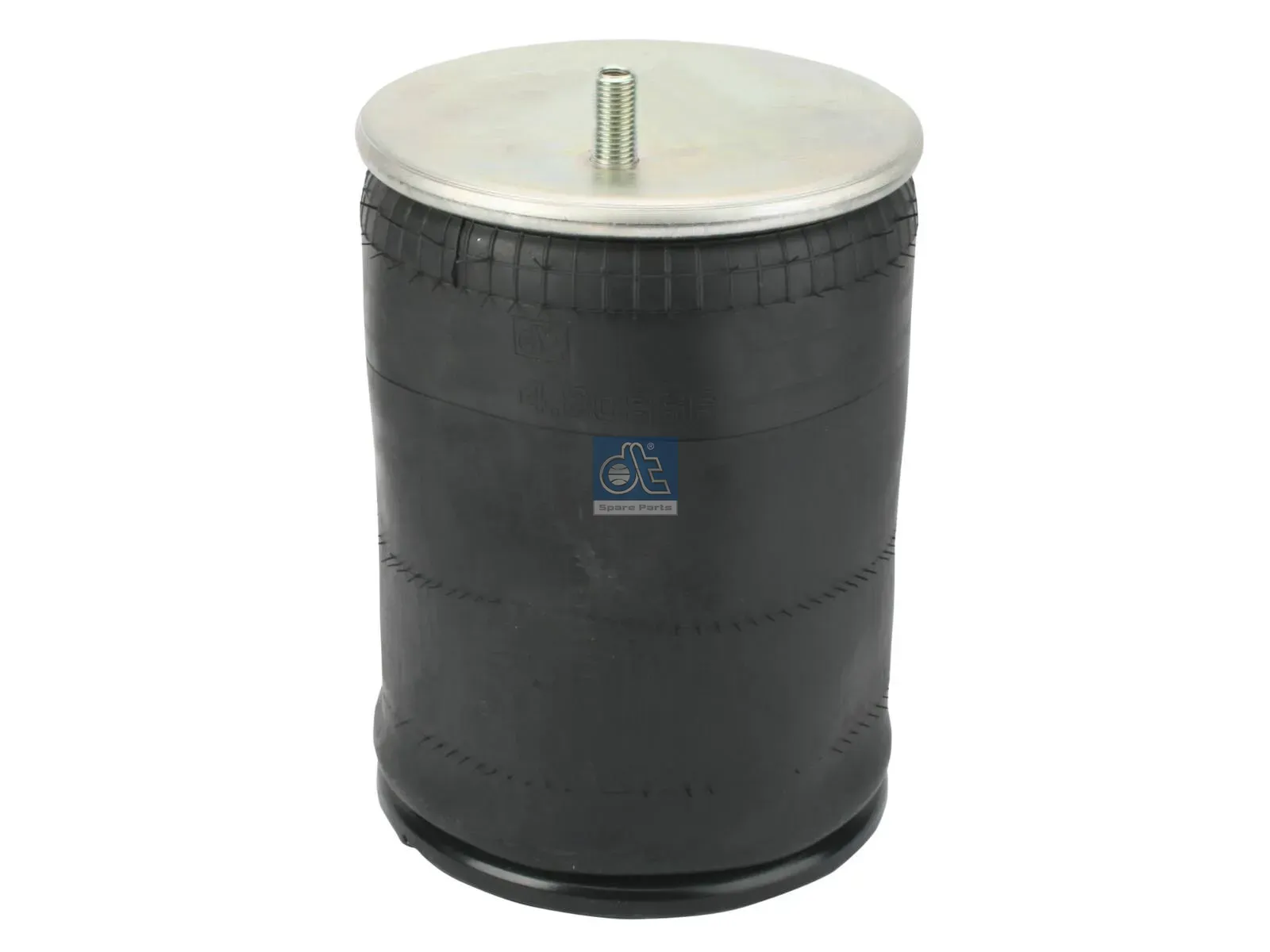 Air spring, with steel piston