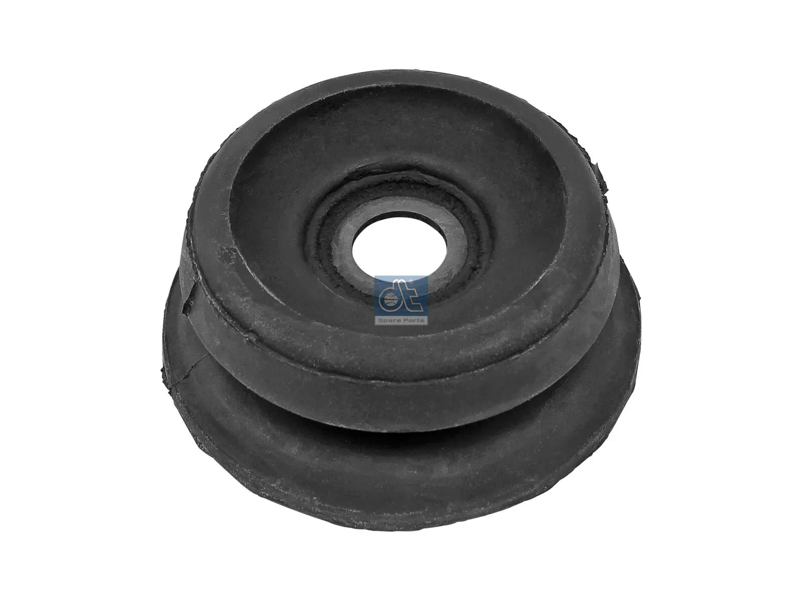 Rubber bushing, shock absorber