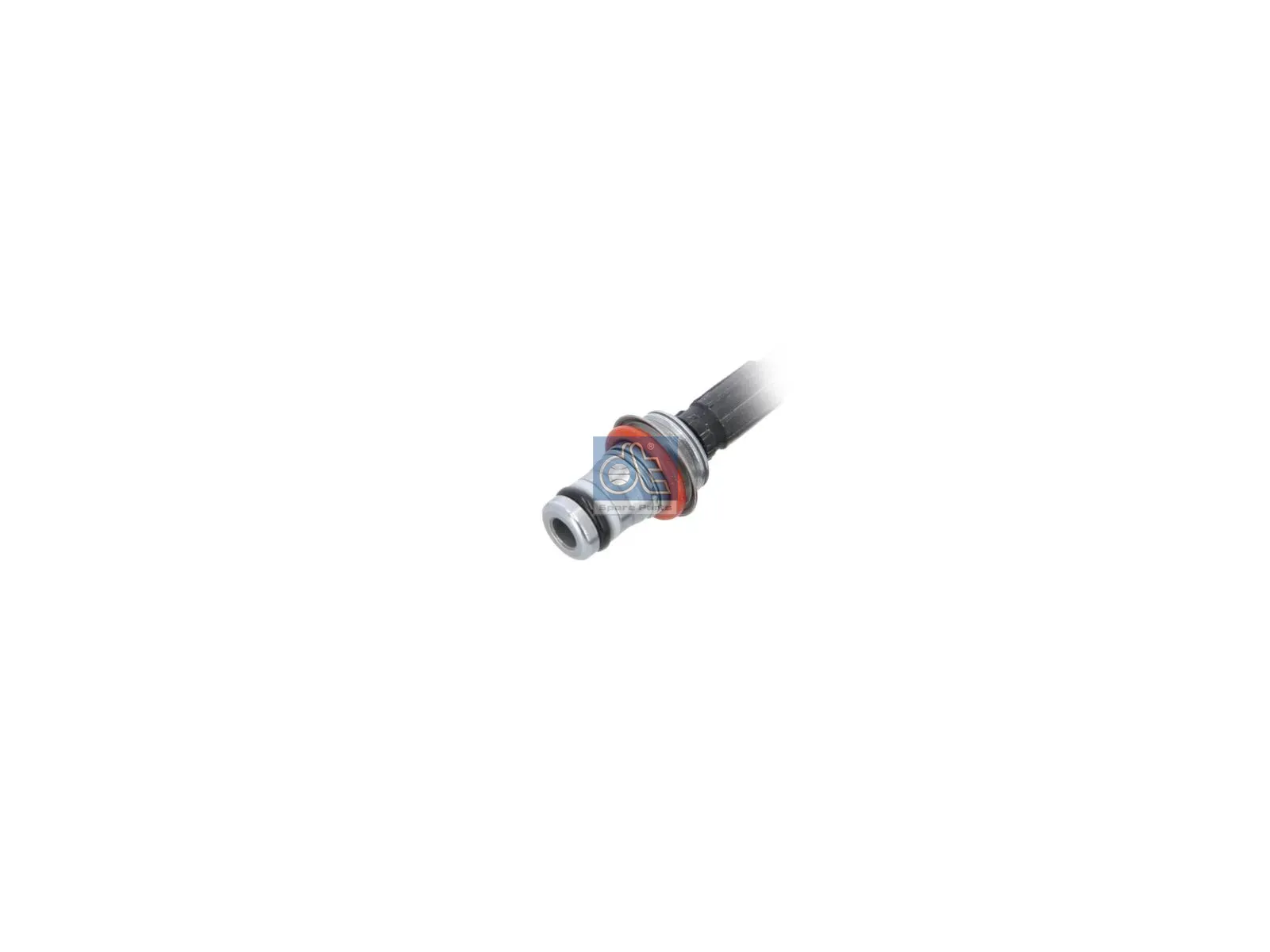 Hose line, cabin tilt