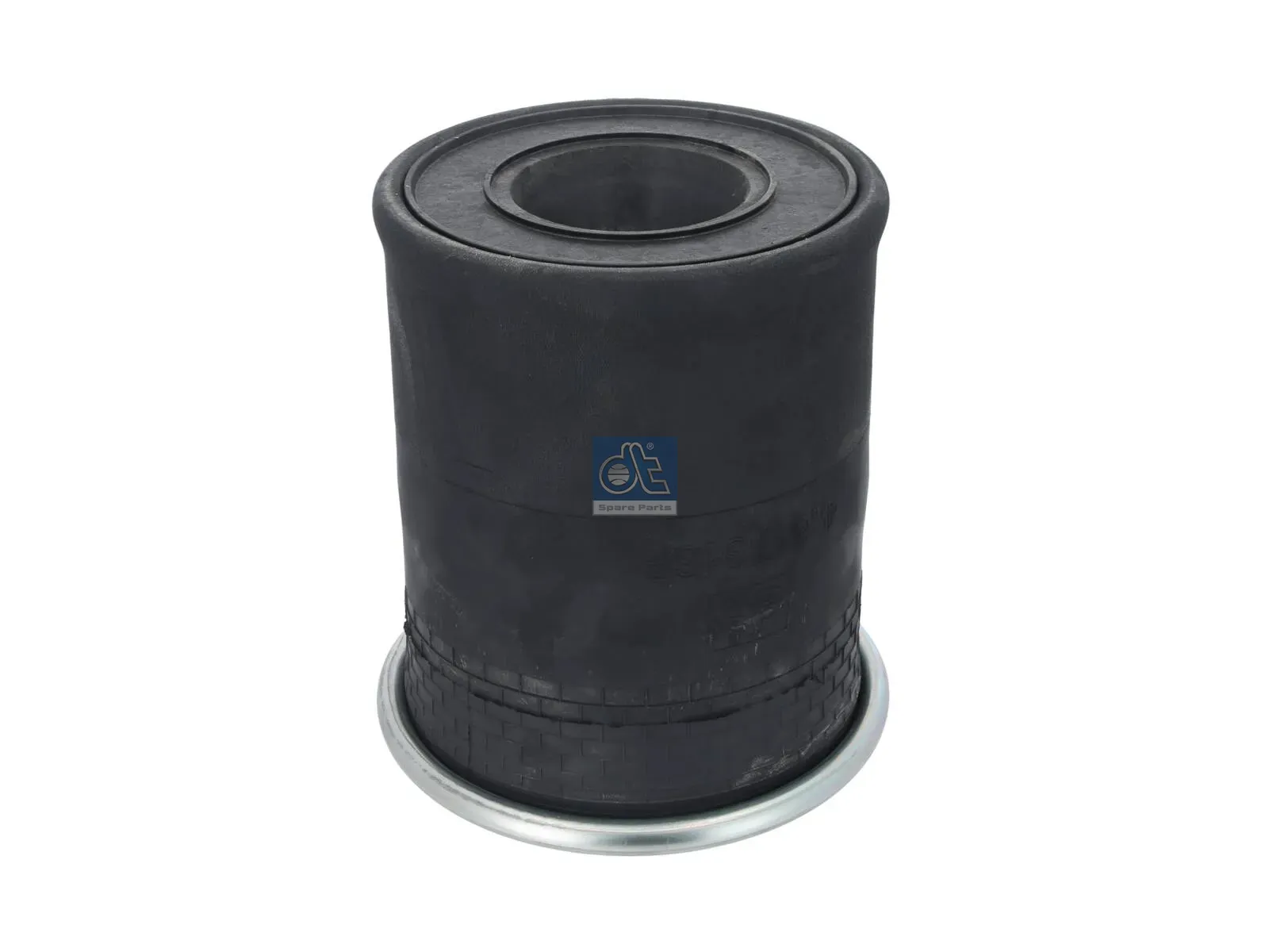 Air spring, with plastic piston