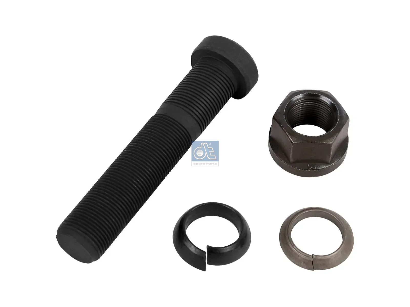 Wheel bolt, complete