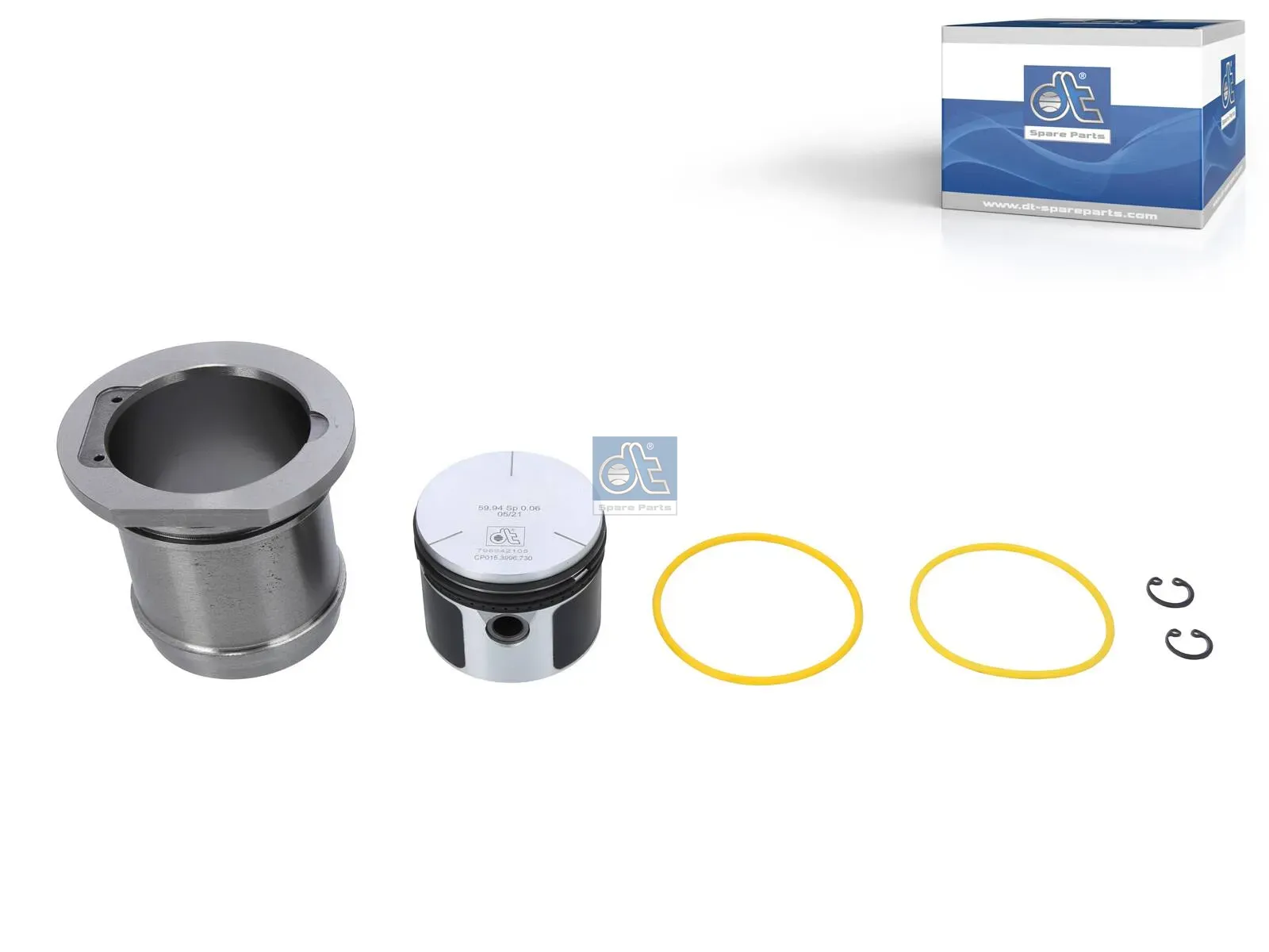 Zuiger en cilindervoeringset, compressor