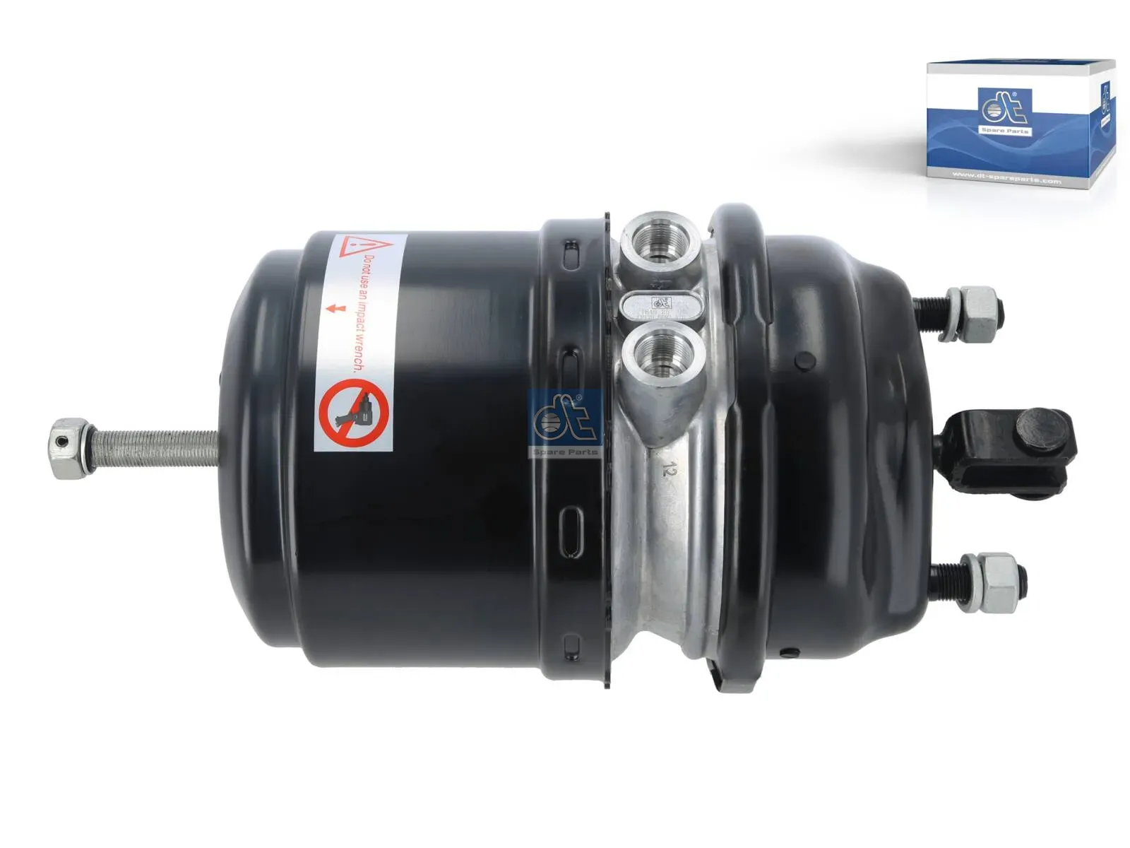 Spring brake cylinder, left