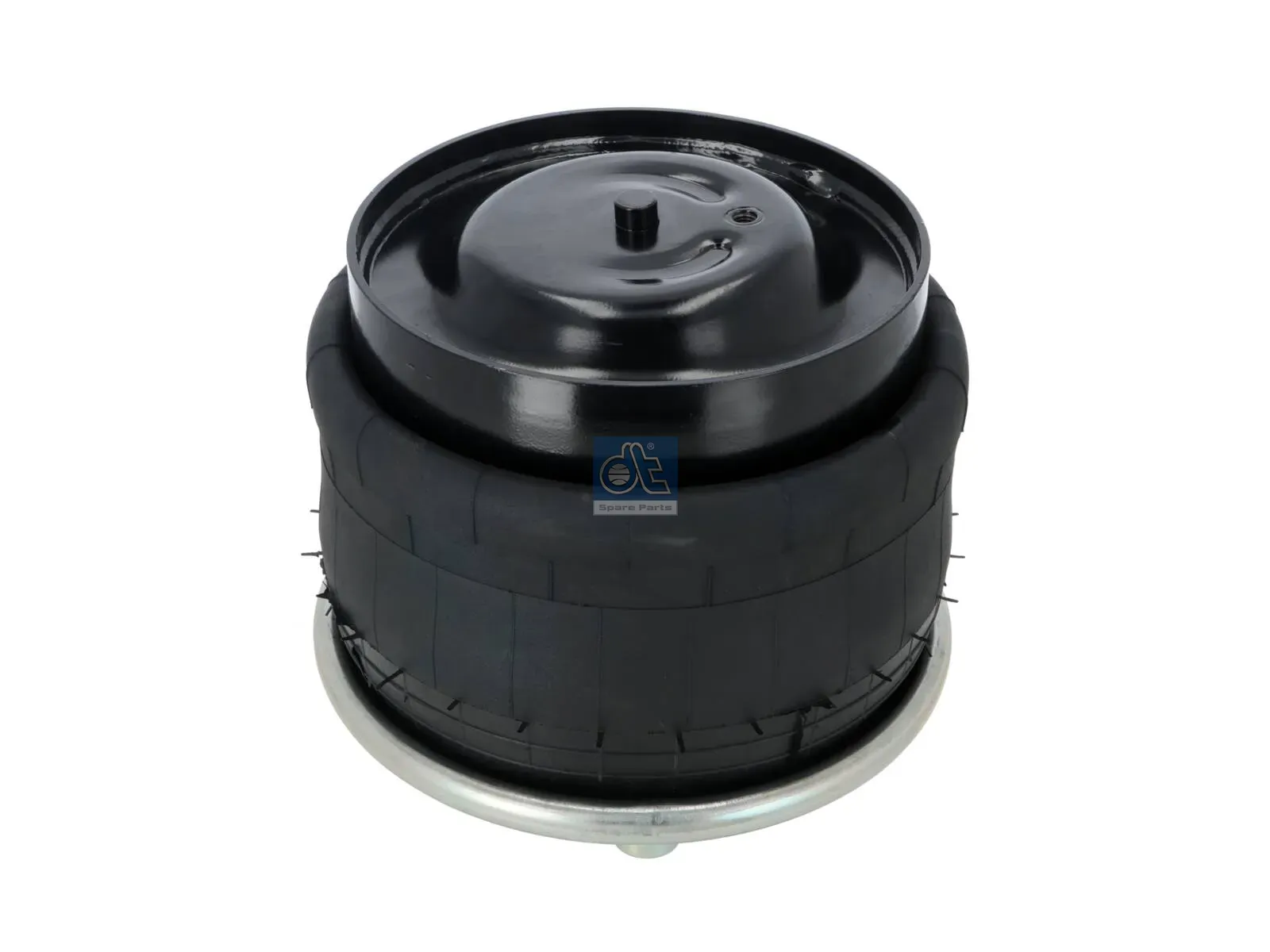 Air spring, with steel piston