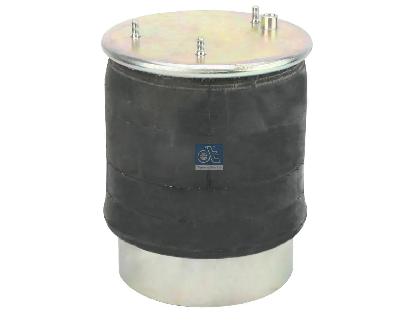 Air spring, with steel piston