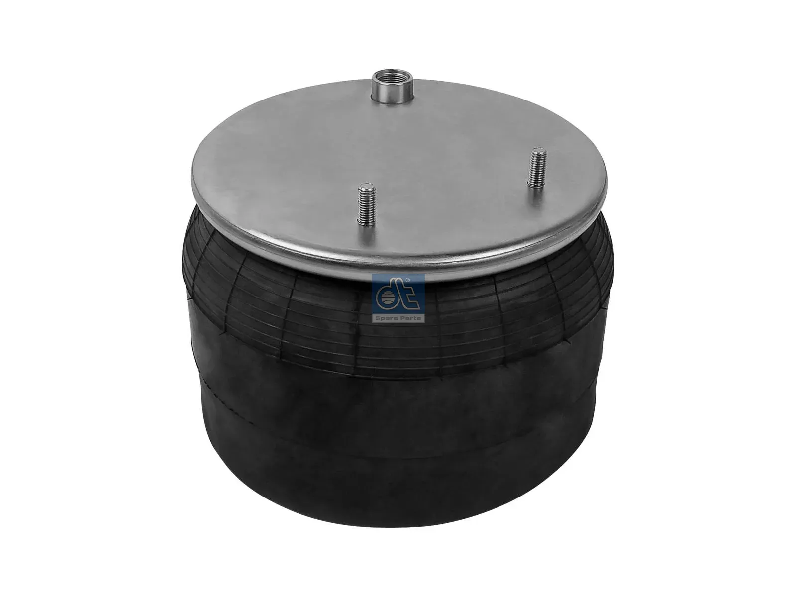 Air spring, with steel piston