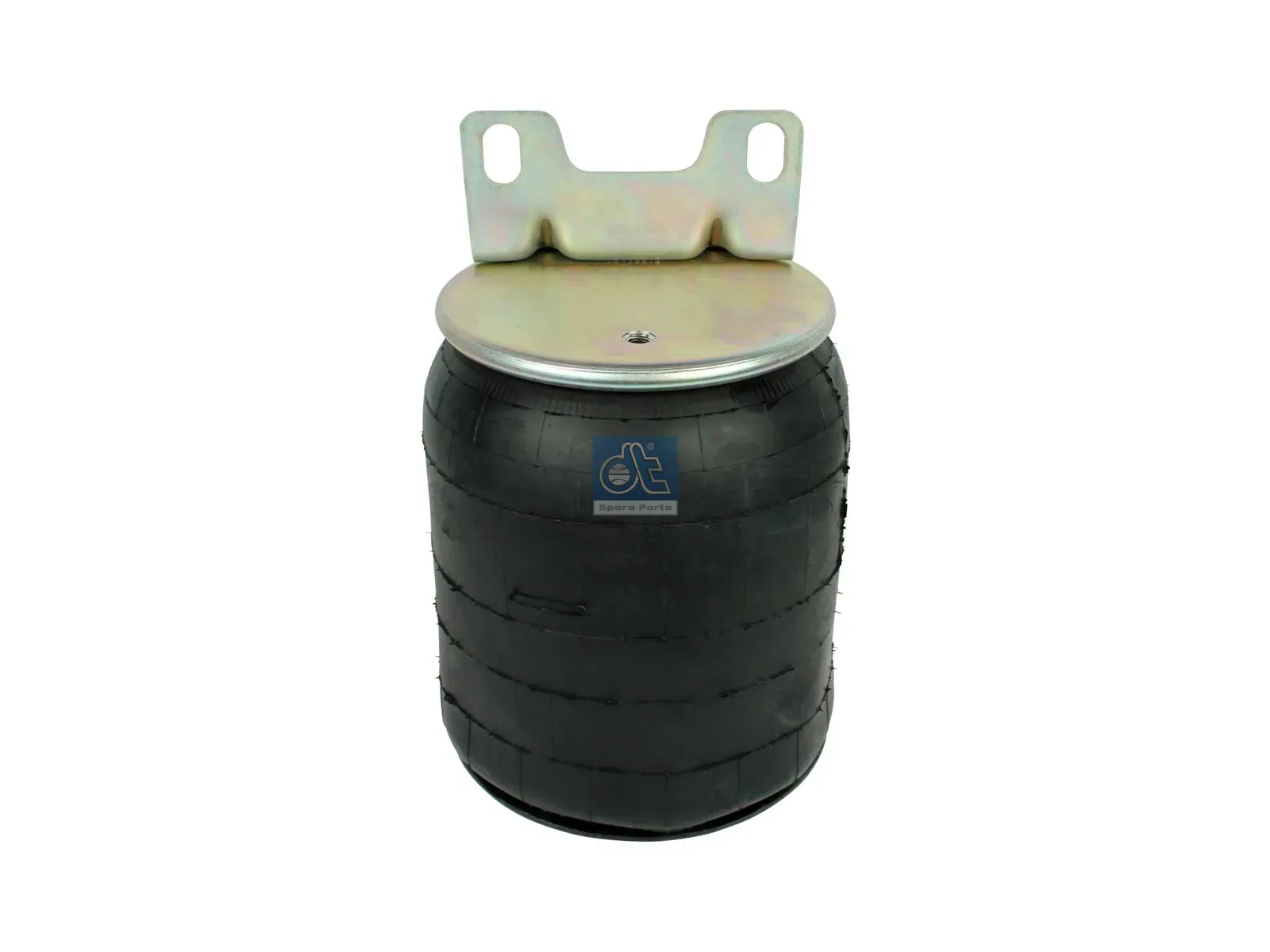 Air spring, with plastic piston