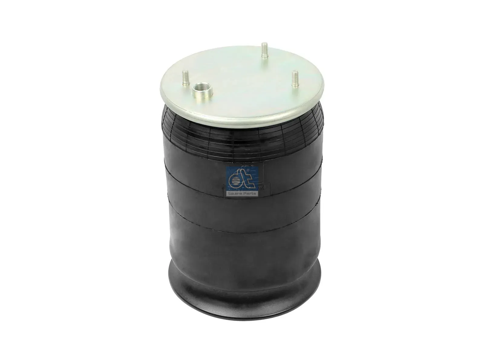 Air spring, with plastic piston