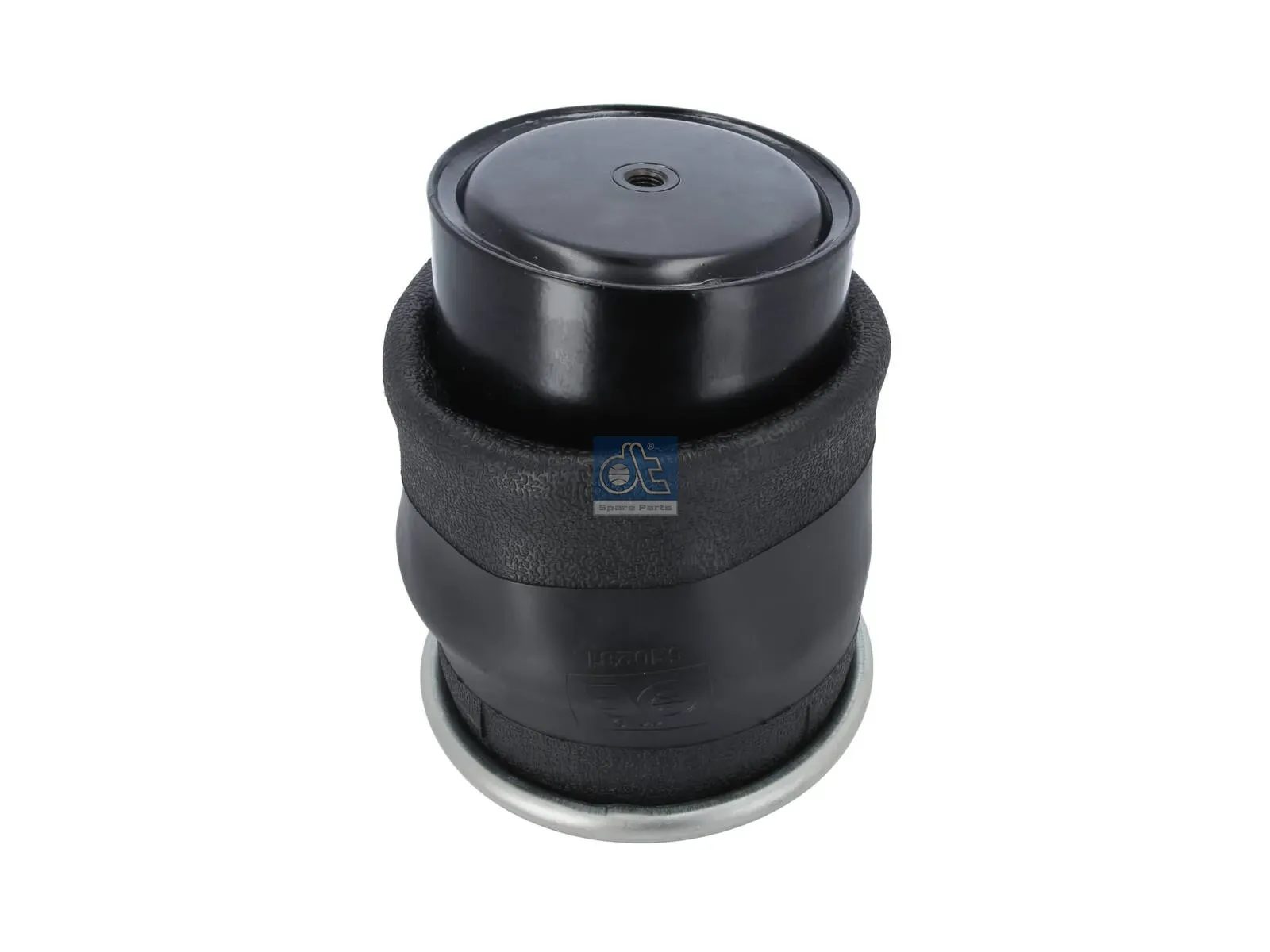 Air spring, with steel piston
