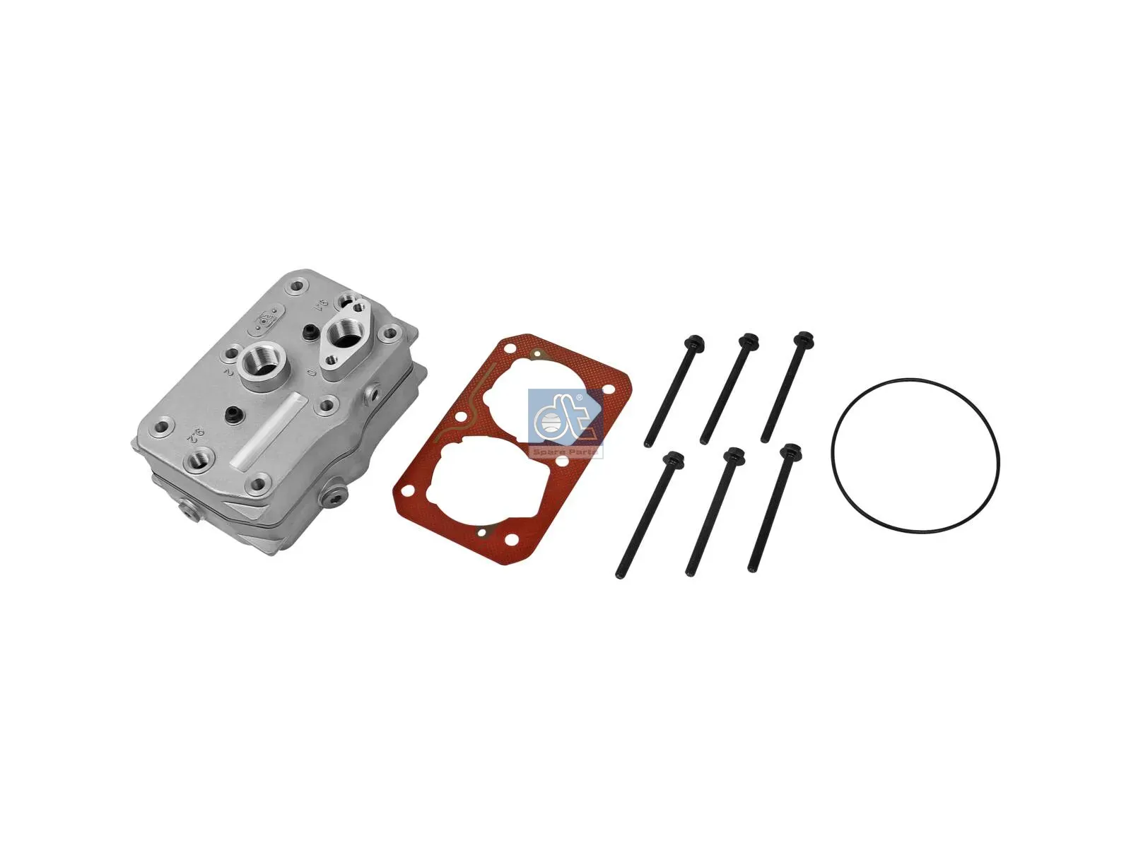 Cilinderkop, compressor, compleet