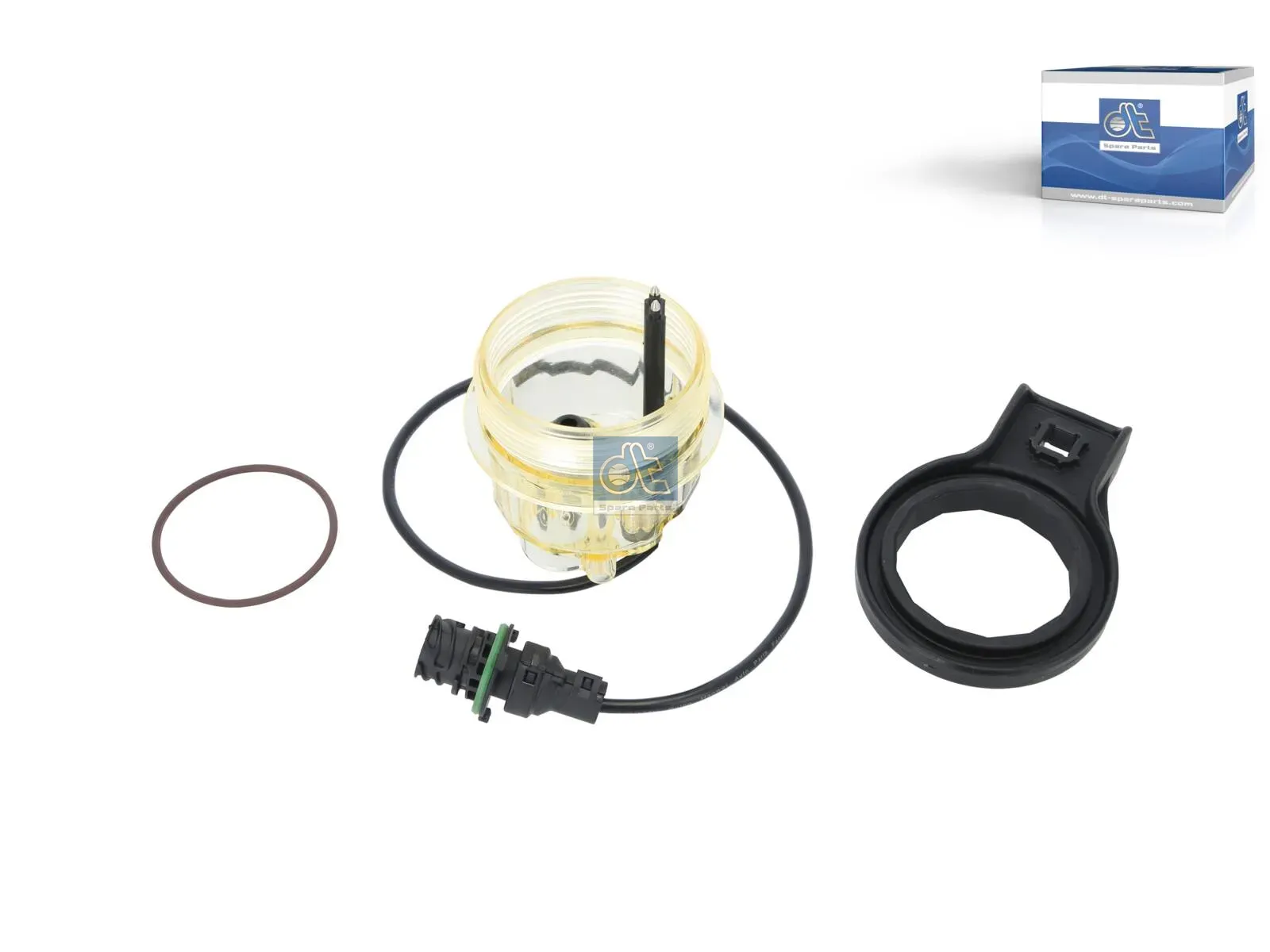 Collecting pan, fuel filter, including tool