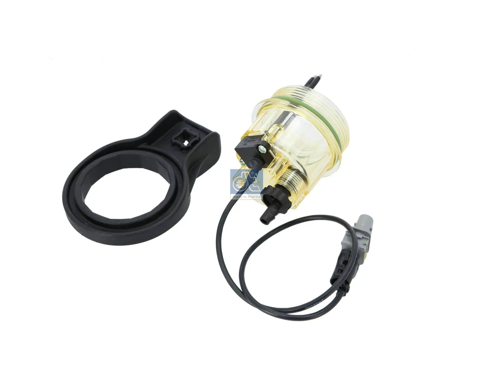 Collecting pan, fuel filter, including tool