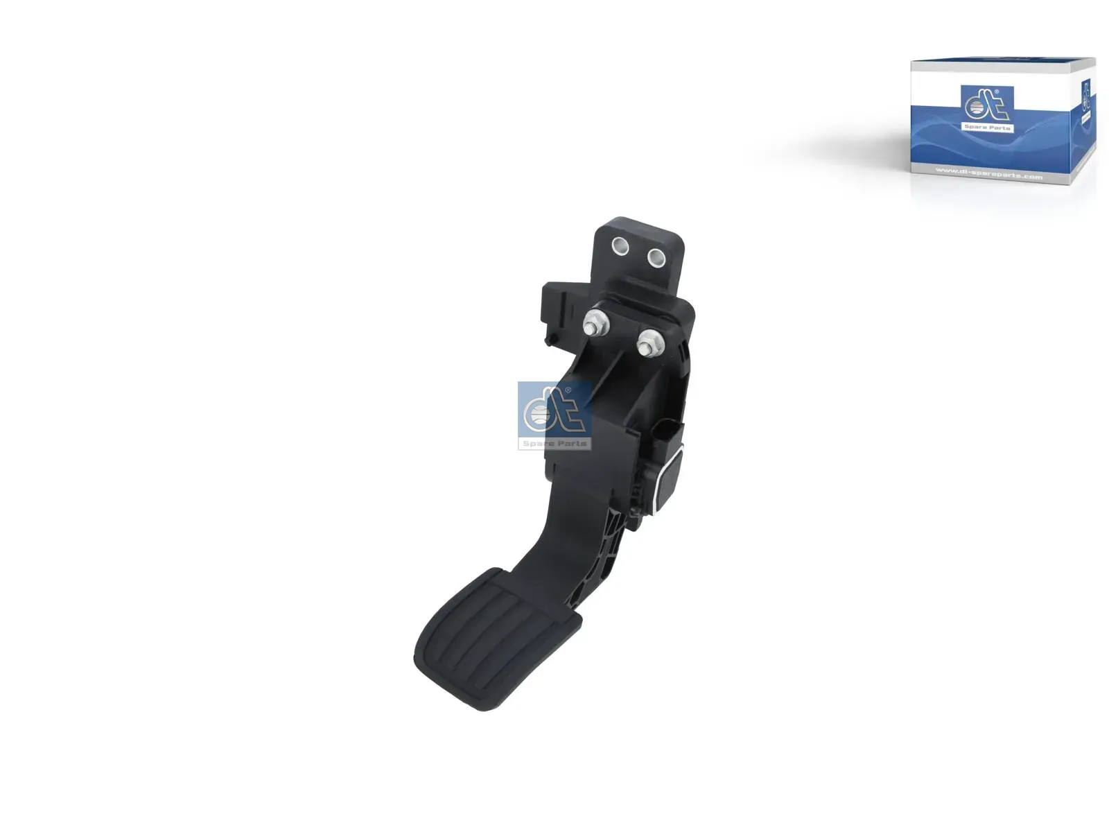 Accelerator pedal, with sensor and adapter plate
