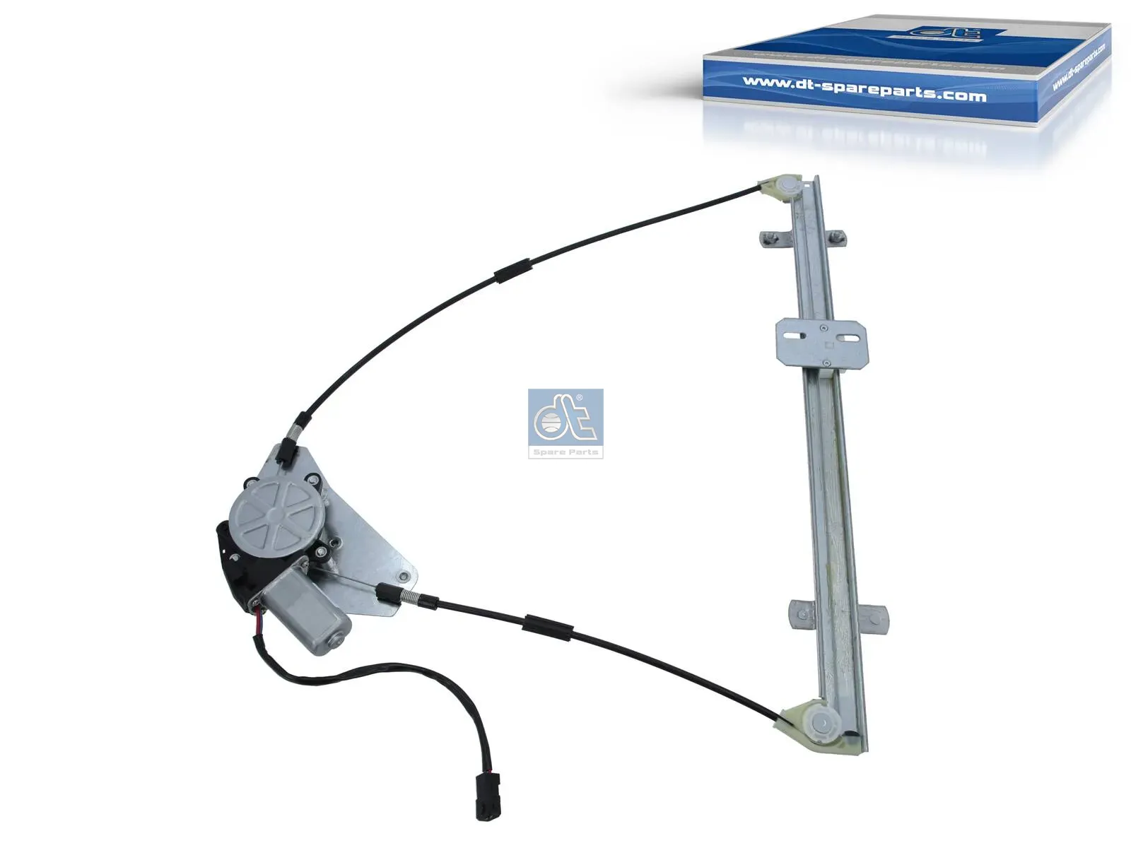 Window regulator, left, electrical, with motor