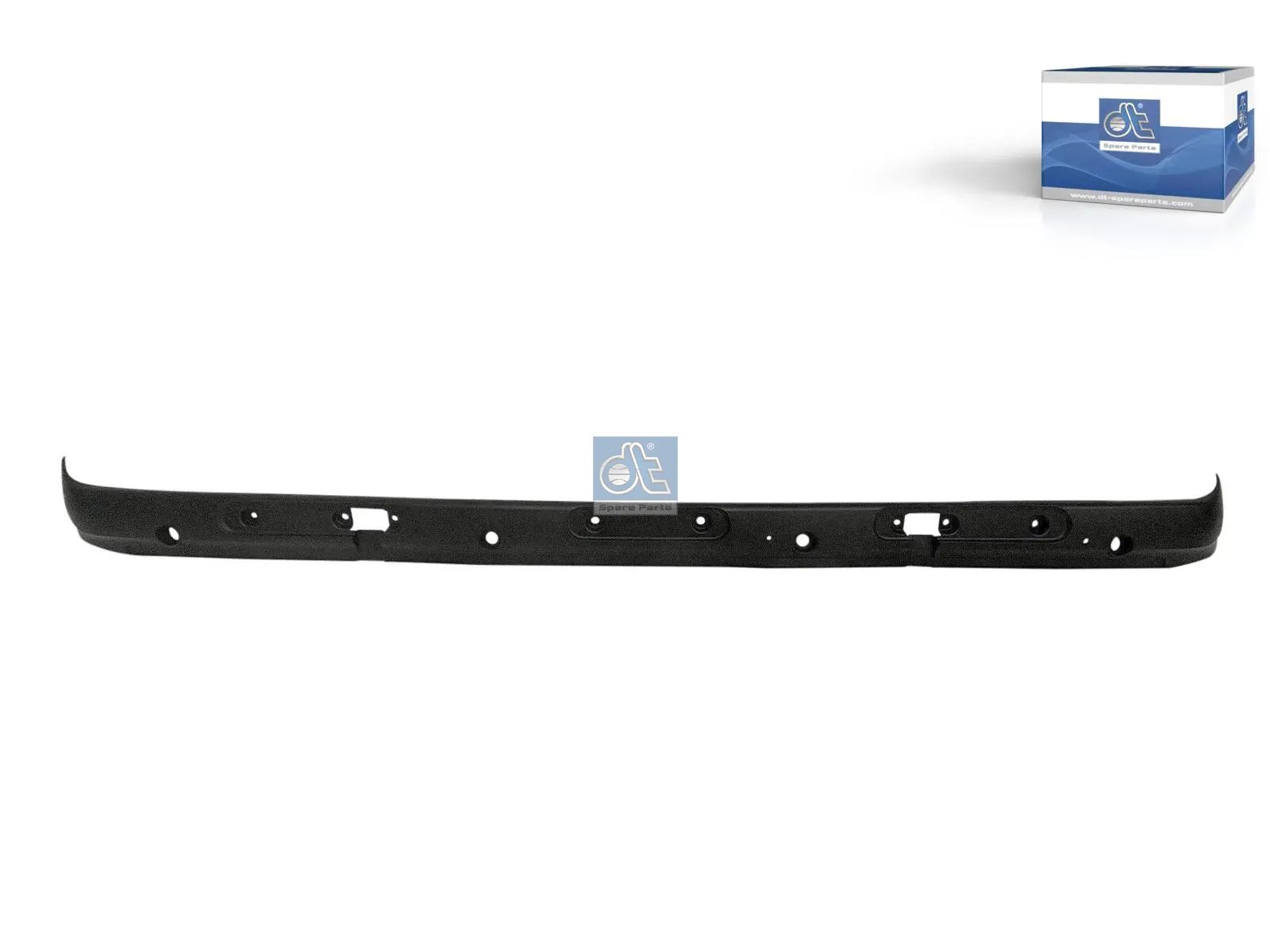 Front panel, windscreen wiper