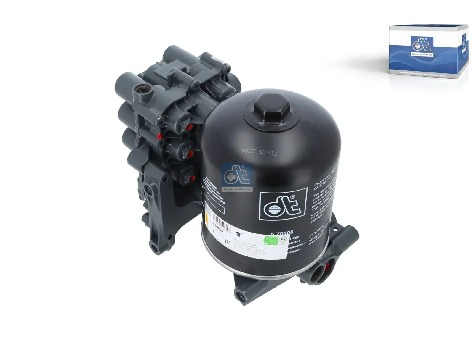 Air dryer, complete with valve, reman. / without old core