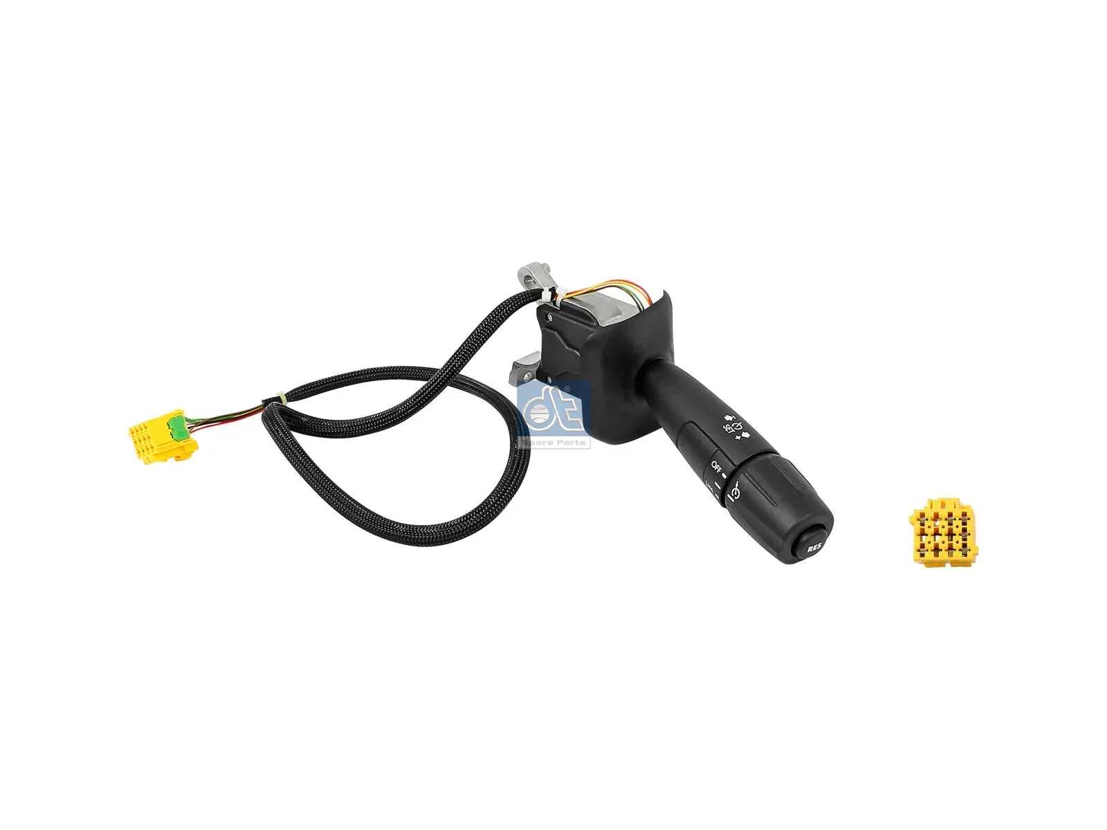 Steering column switch, windscreen wiper, with cruise control