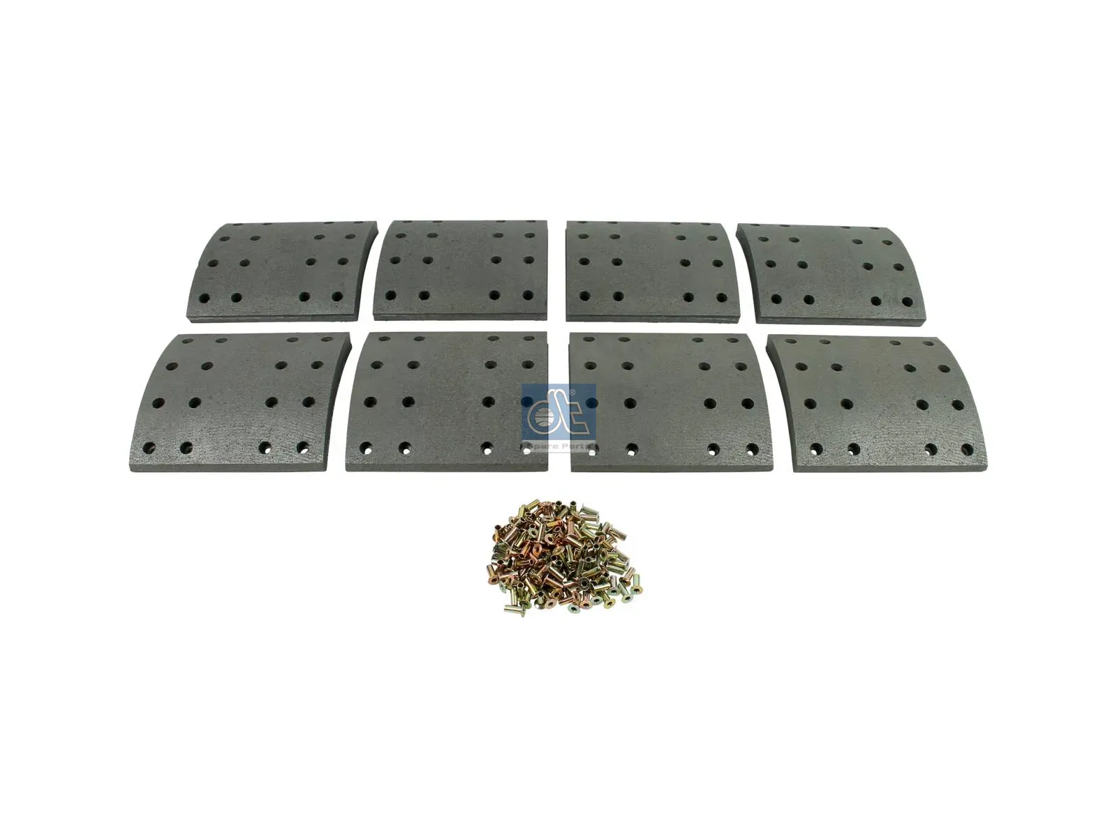 Drum brake lining kit, axle kit - oversize